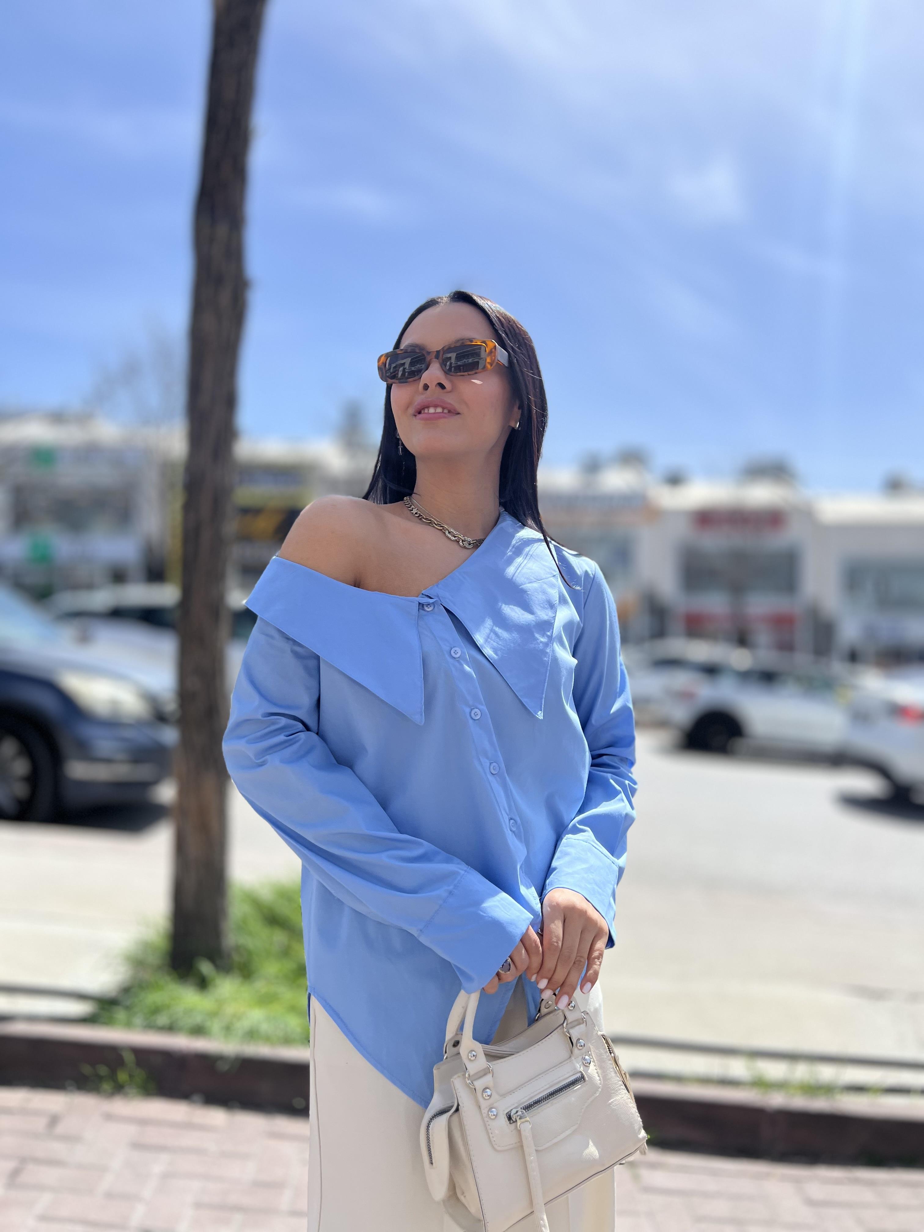 3102 ASIMETRIK GOMLEK