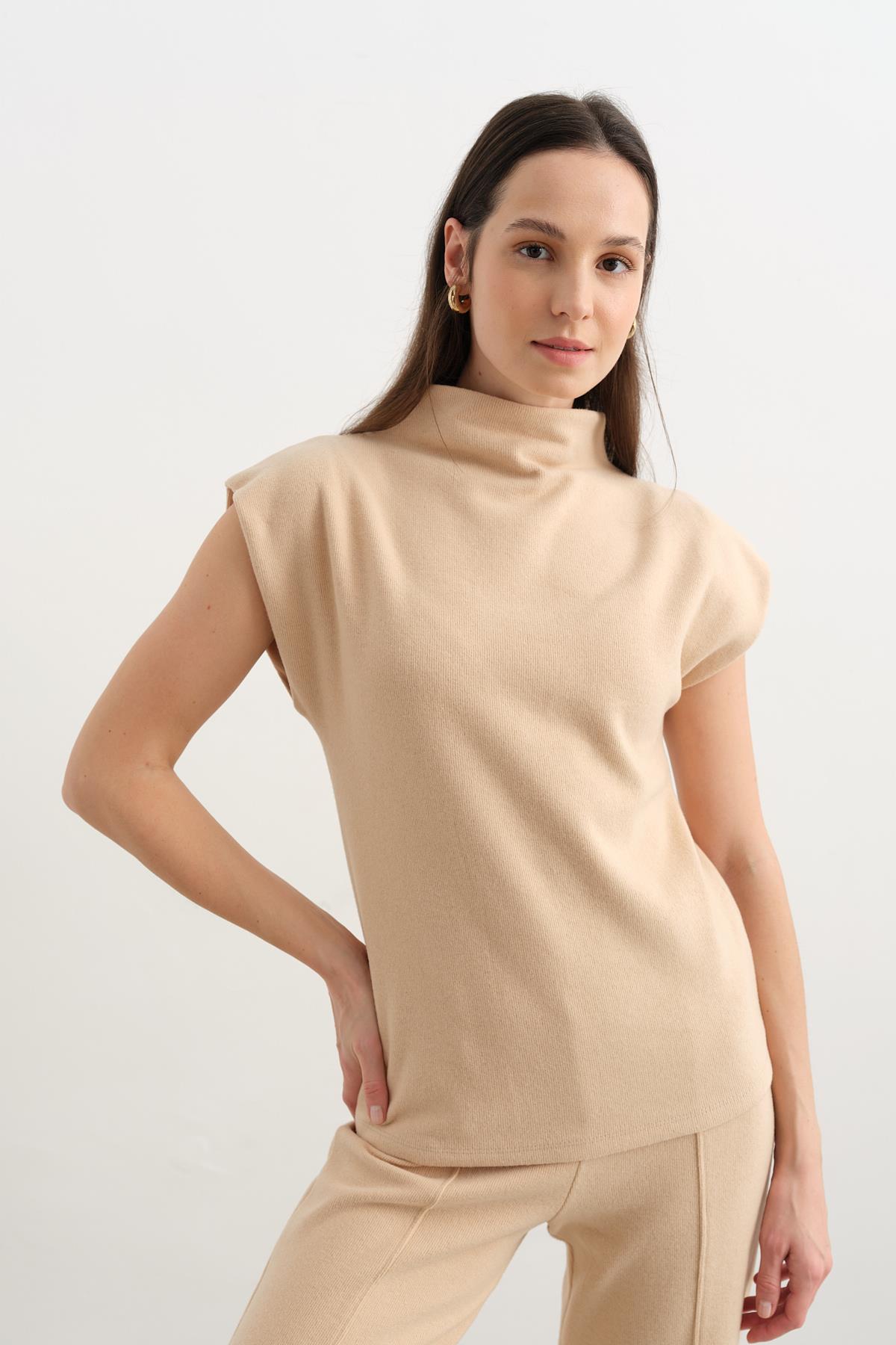 31342 YUMUSAK DOKULU ORME SUVETER