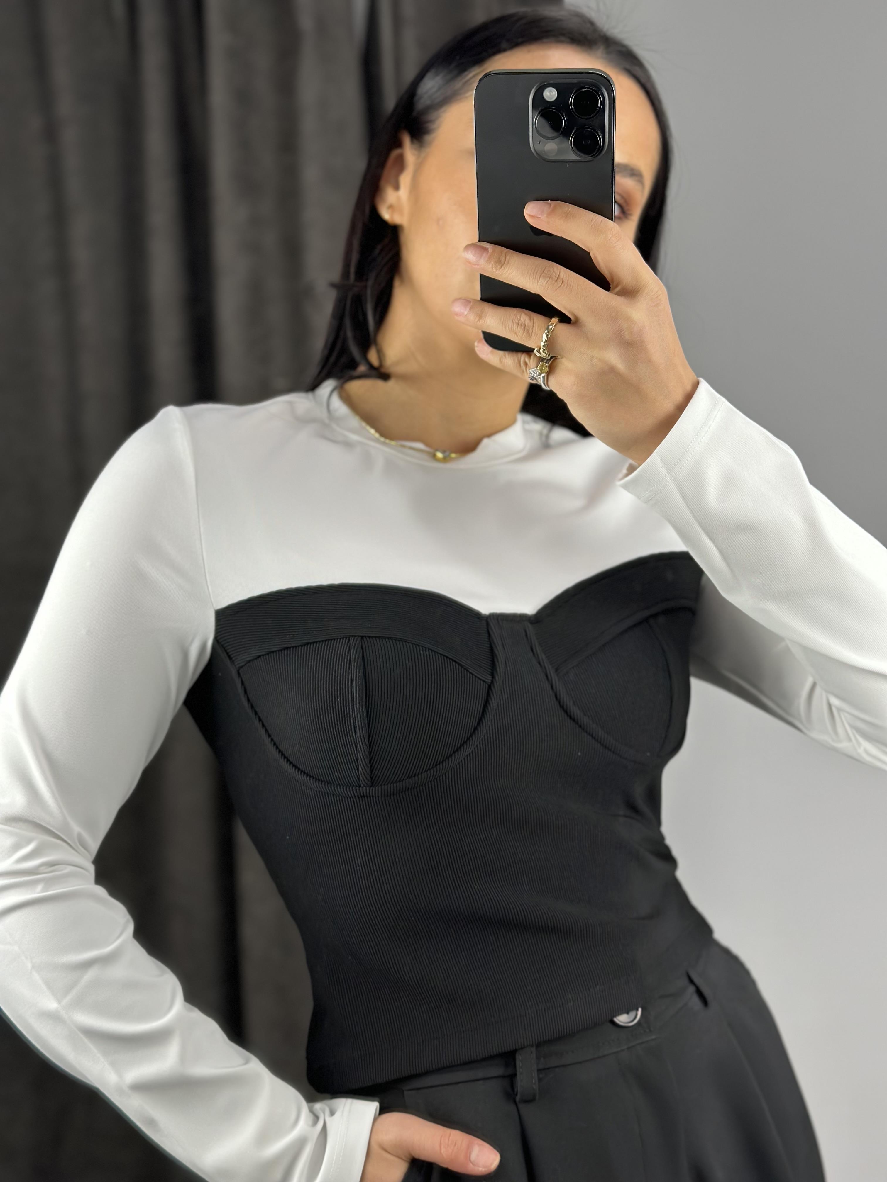 34070 BUSTIYER GORUNUMLU BLUZ
