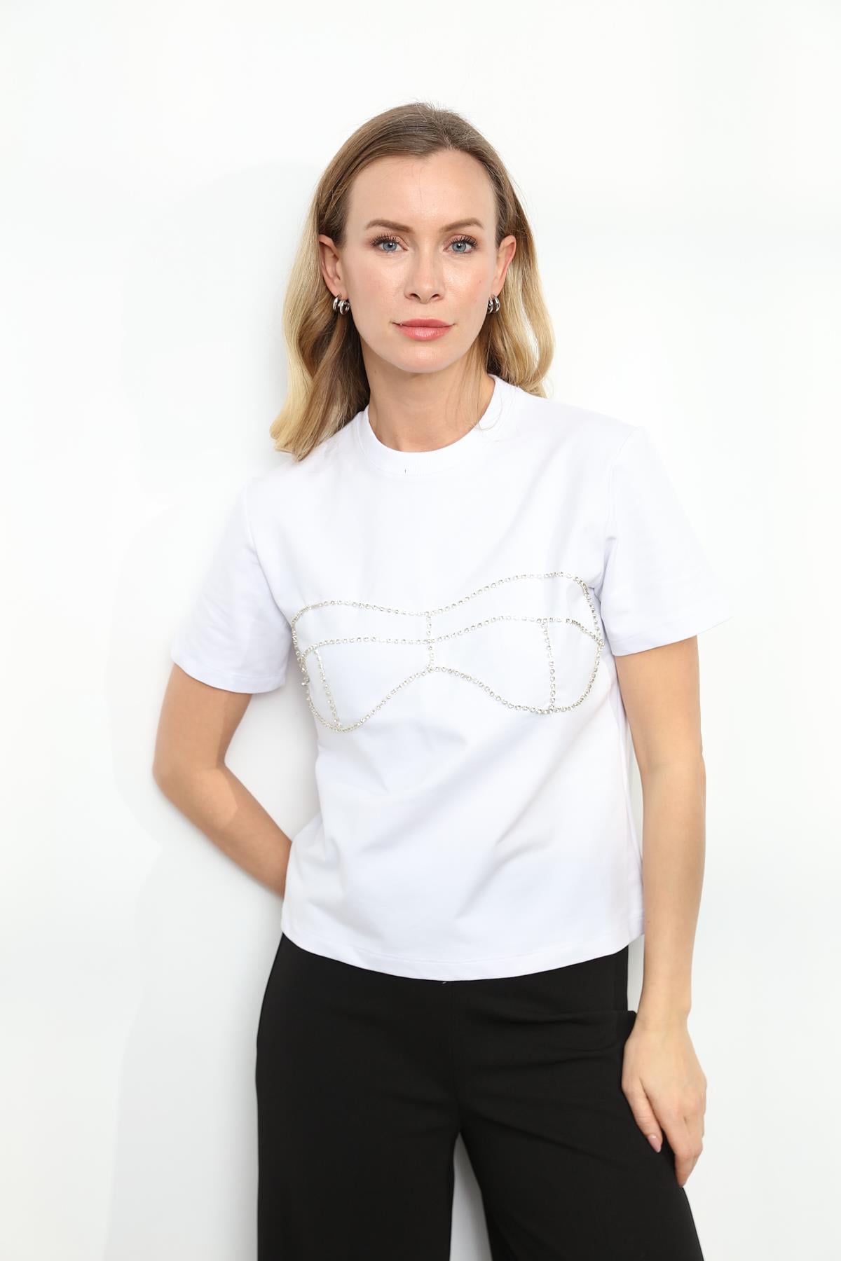 34127 ONU TASLI BASIC TSHIRT