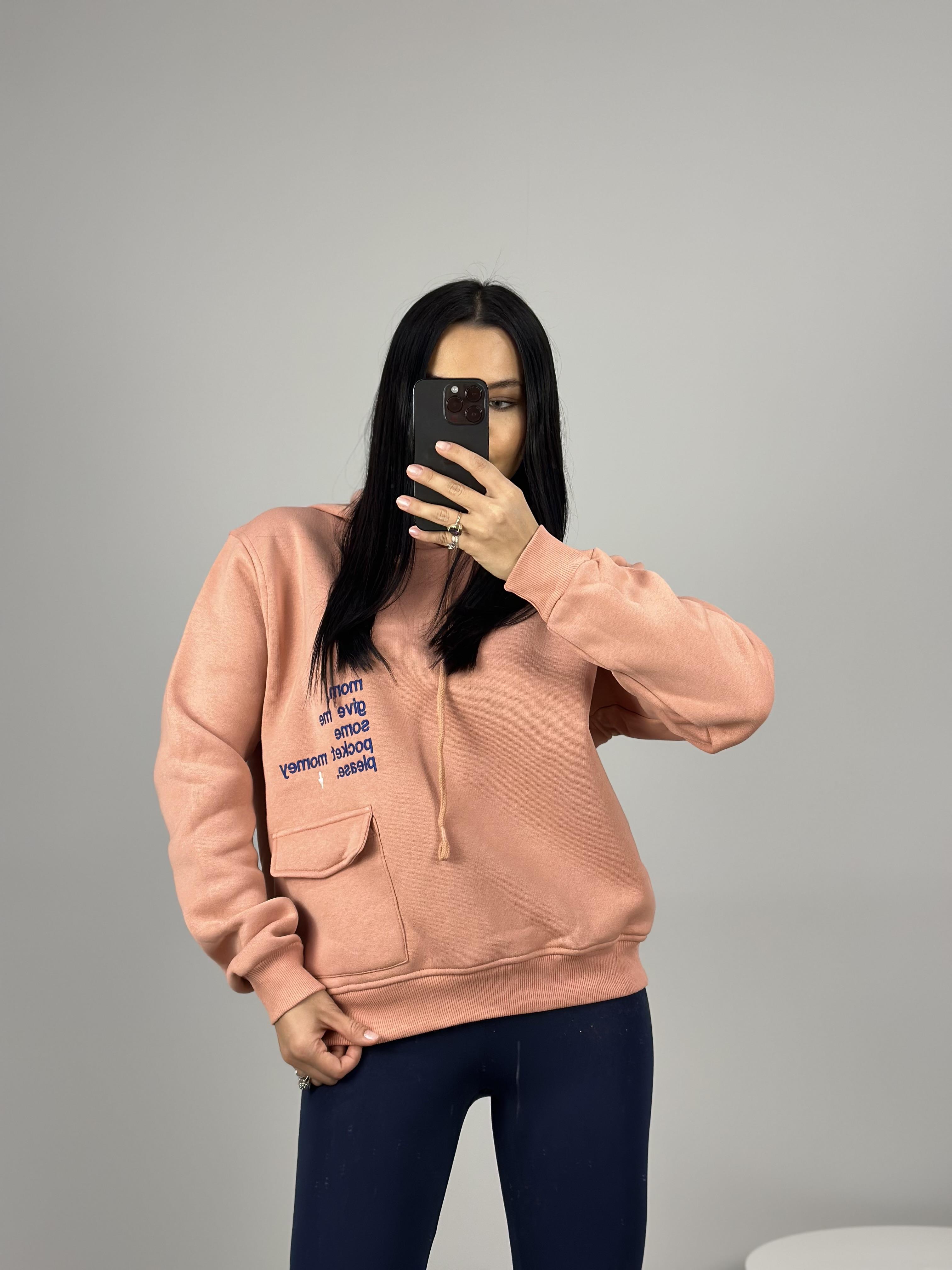3931 CEP DETAYLI SWEAT