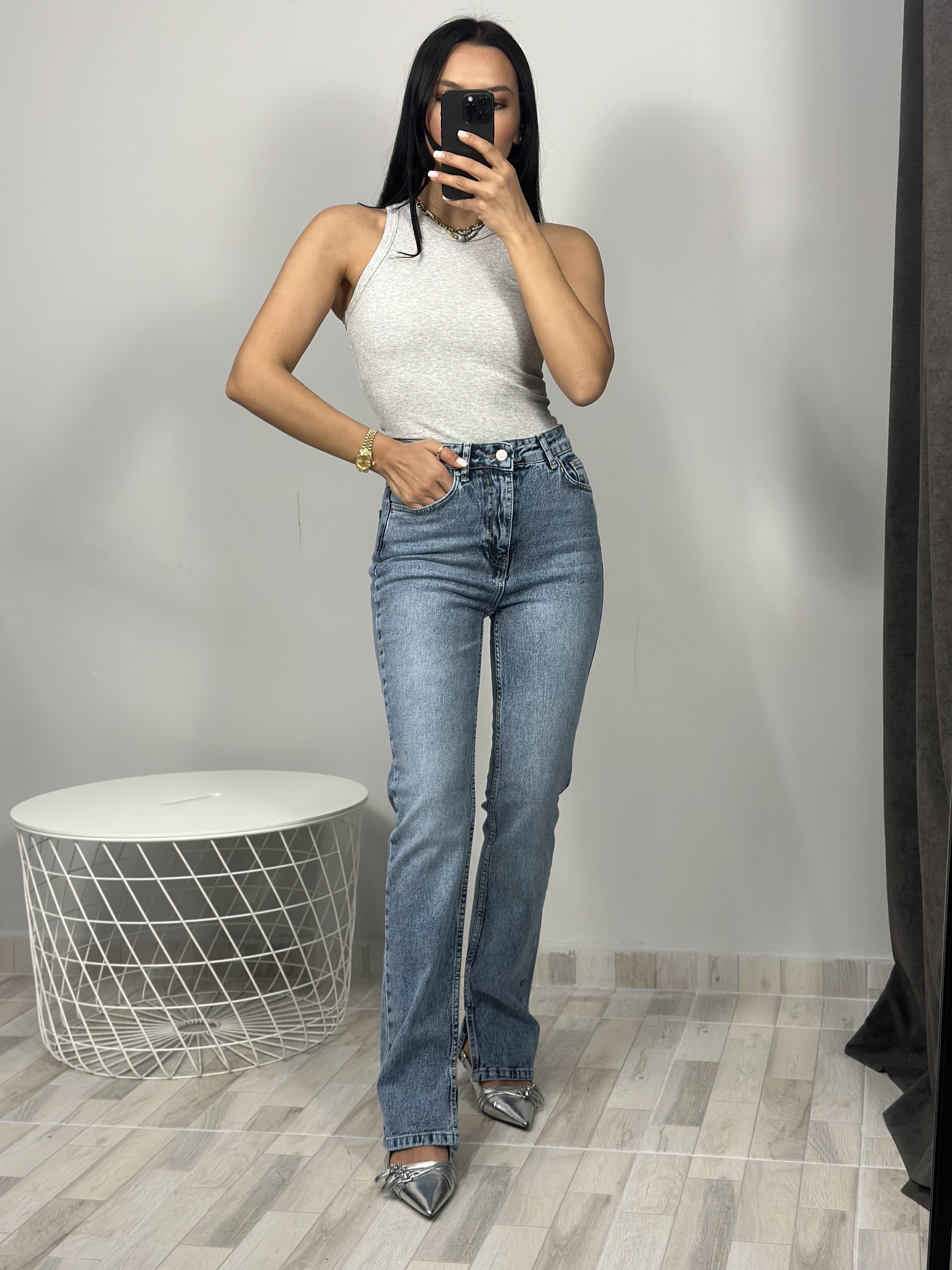 70204 YIRTMACLI LIKRALI BORU PACA PANTOLON