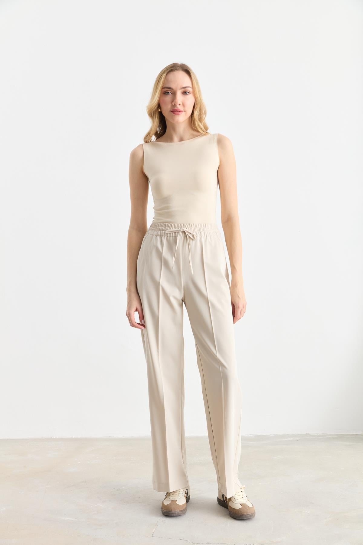 71619 BELI LASTIKLI PANTOLON