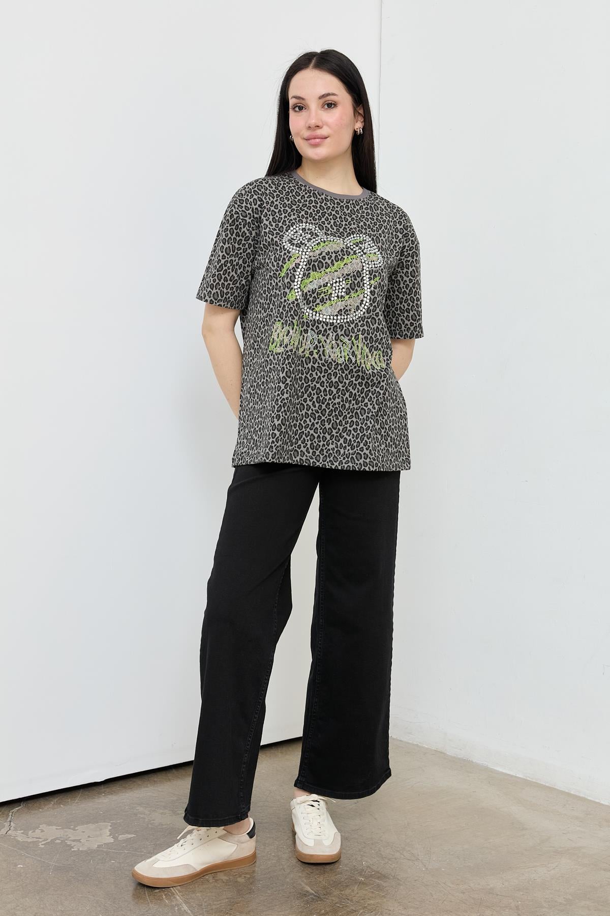 7182 BLOW UP YAZILI TSHIRT