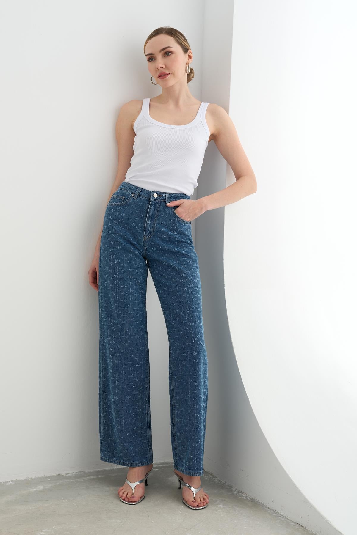 786 HIGH RISE WIDELEG PANTOLON