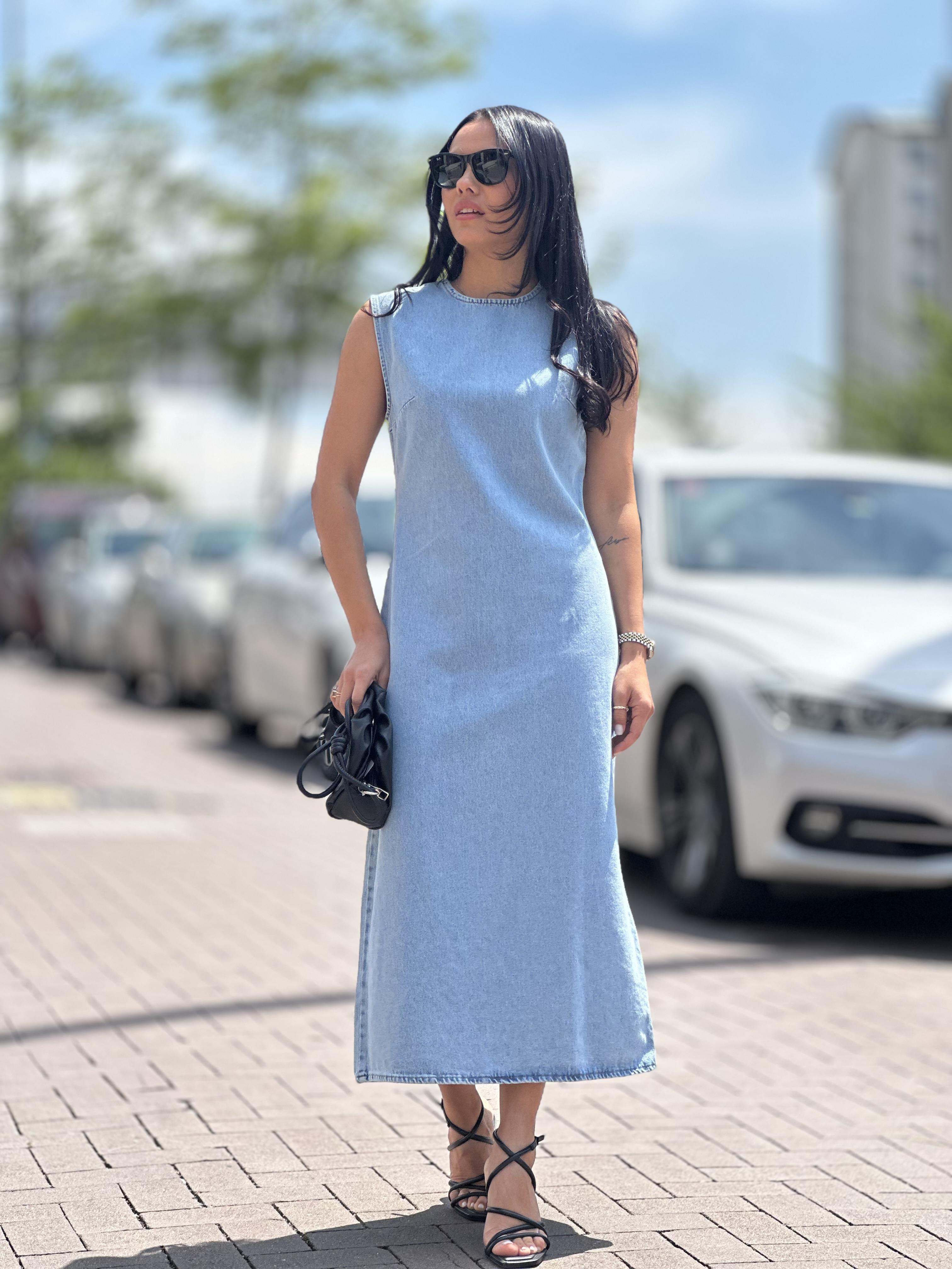 90537 SIFIR YAKA UZUN ELBISE