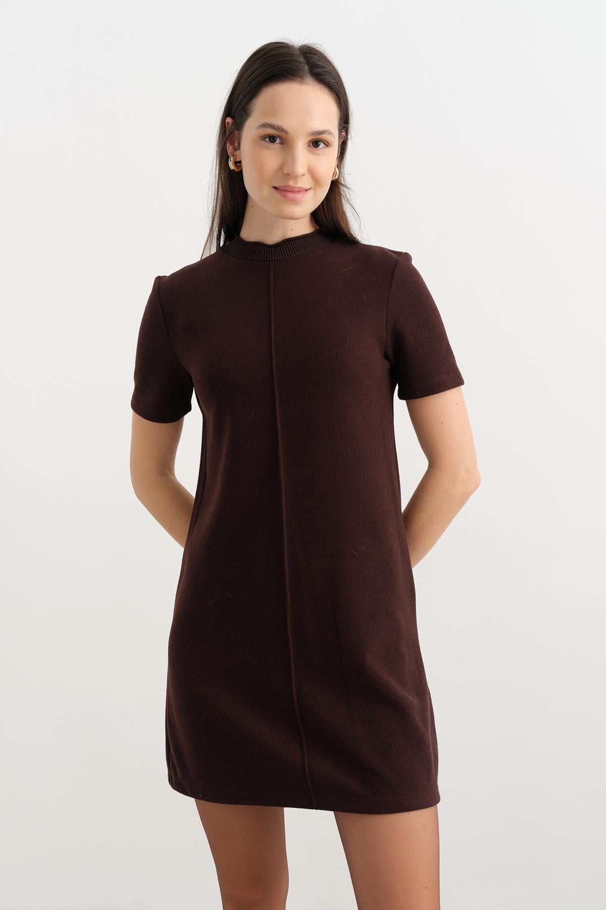 90810 YUMUSAK MINI ELBISE
