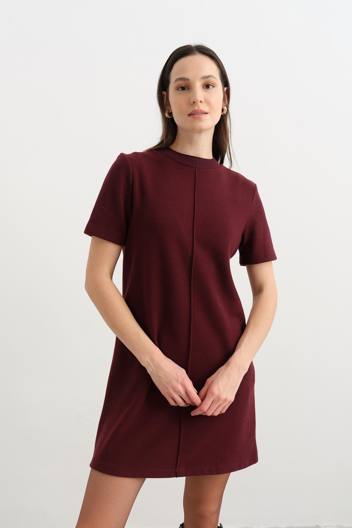 90810 YUMUSAK MINI ELBISE