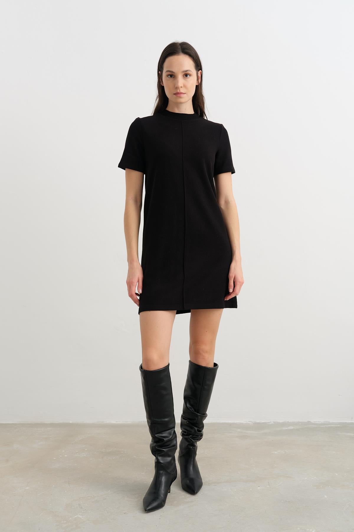 90810 YUMUSAK MINI ELBISE