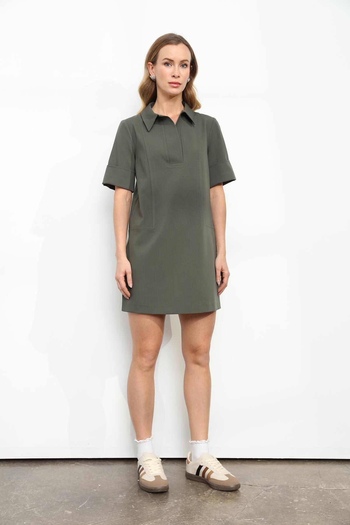 90912 POLO YAKA ELBISE