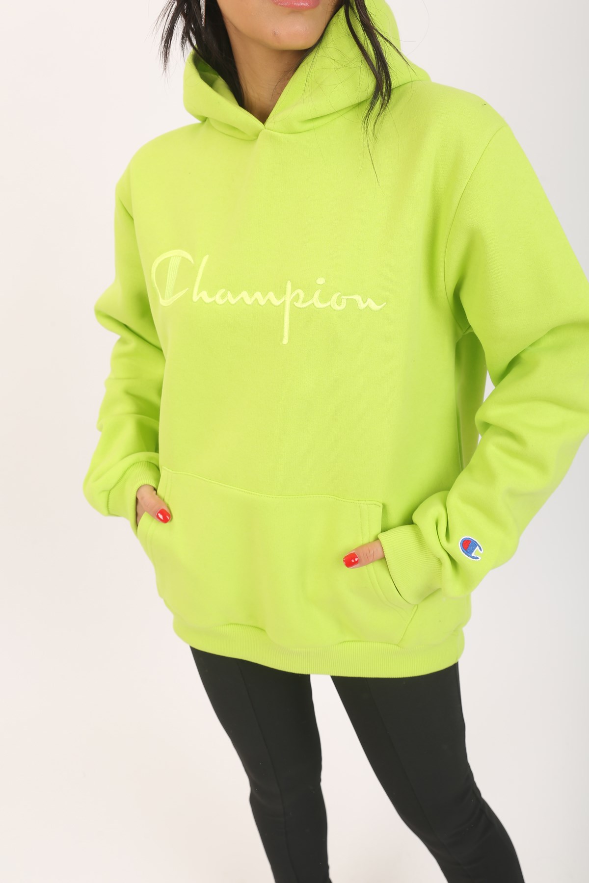 CHAMPION YAZILI SWEATSHIRT