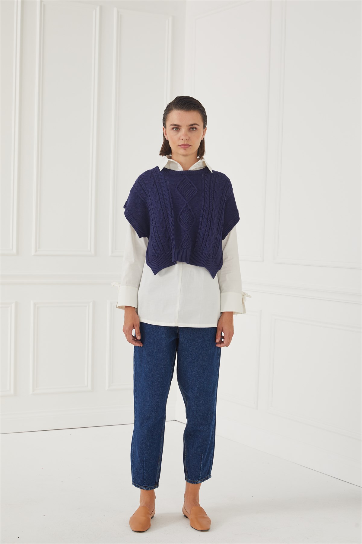 ALONSA TOP SÜVETER SAKS