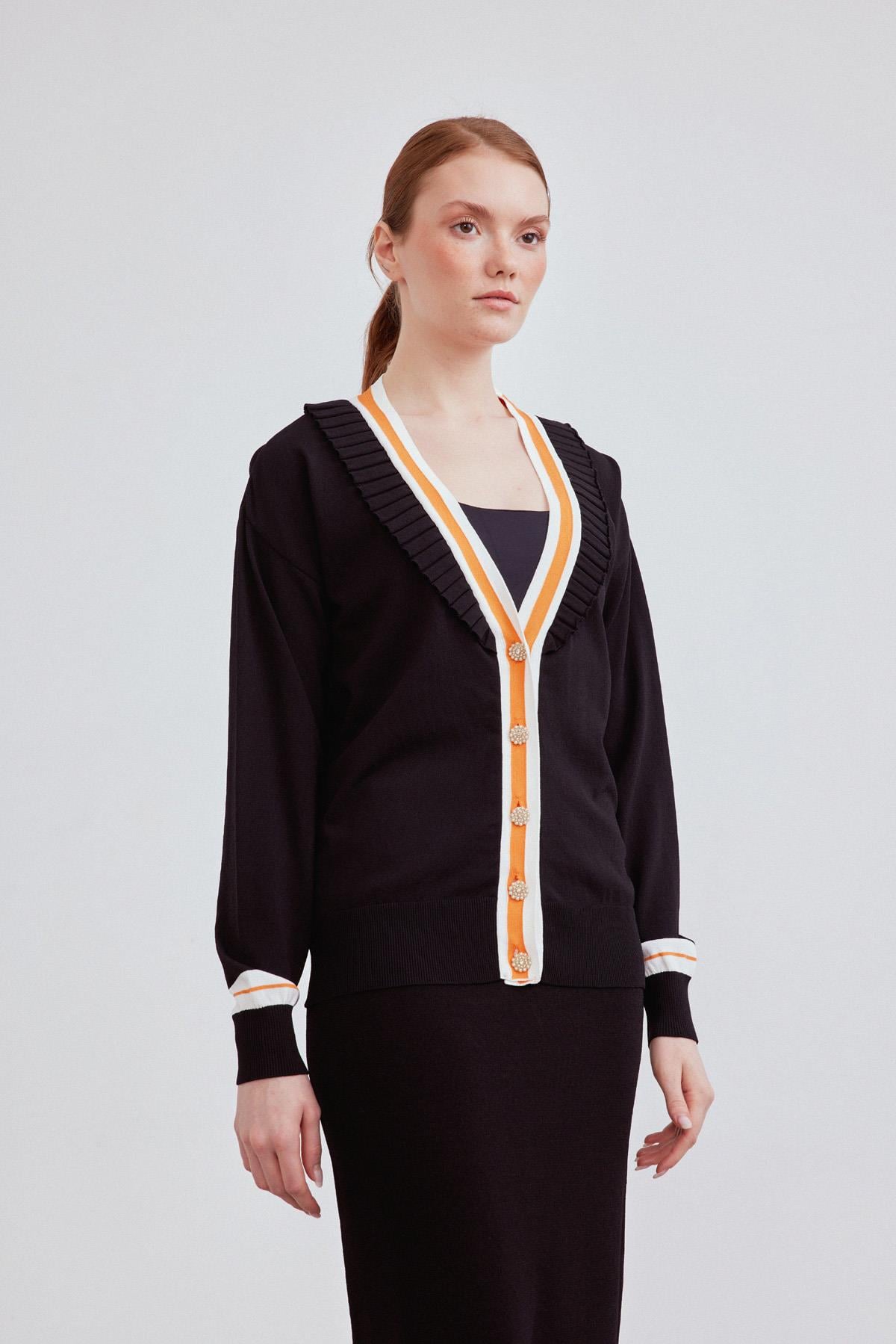 DELONIX HIRKA SİYAH-EKRU-ORANJE