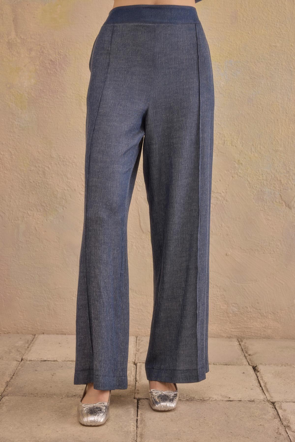 DİNA TENCEL PANTOLON LACİVERT