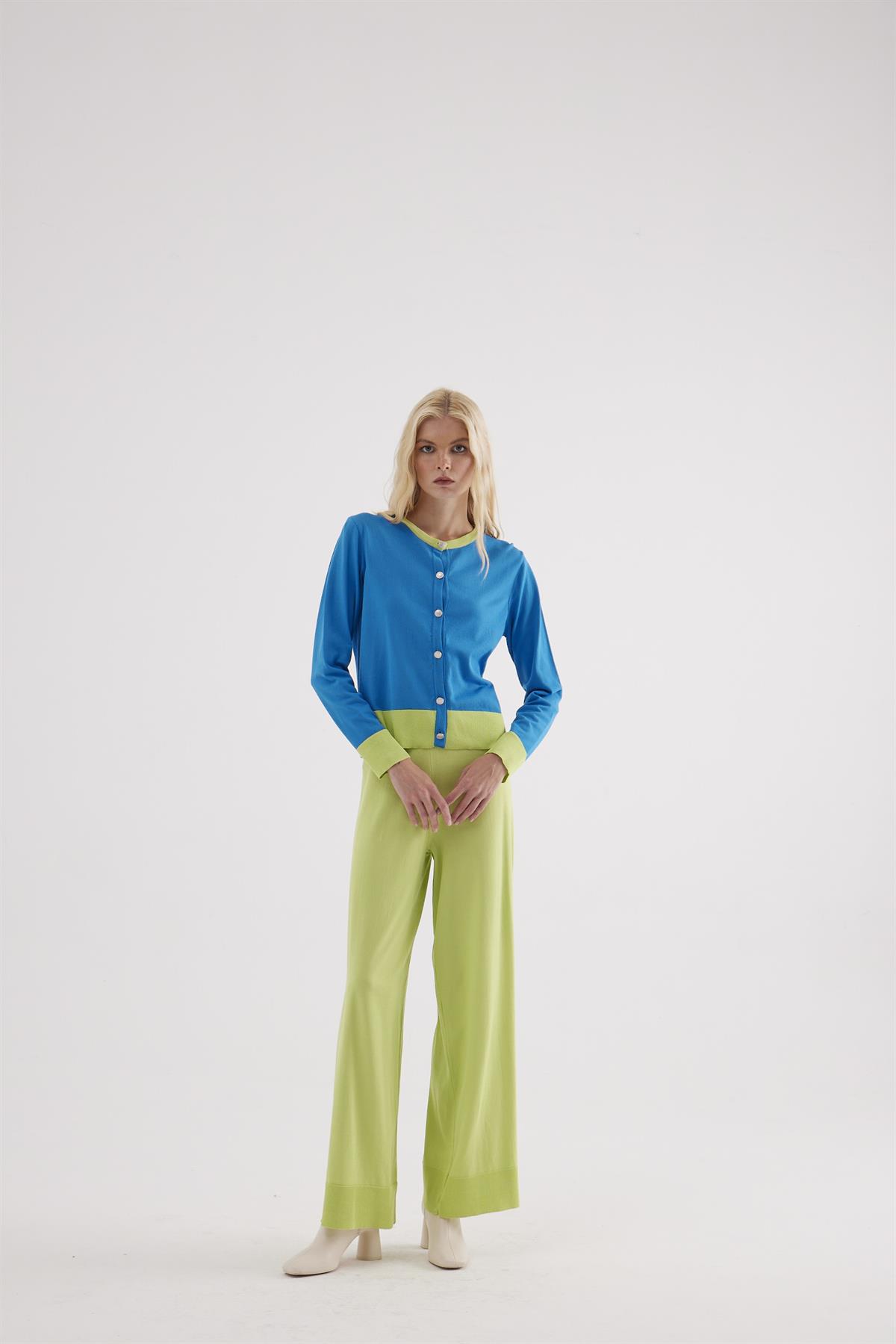FARO TRİKO PANTOLON NEON YEŞİL