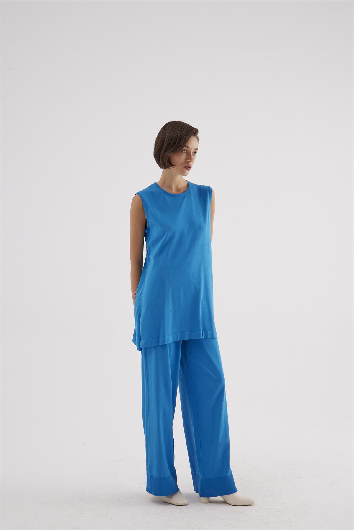 FARO TRİKO PANTOLON SAKS