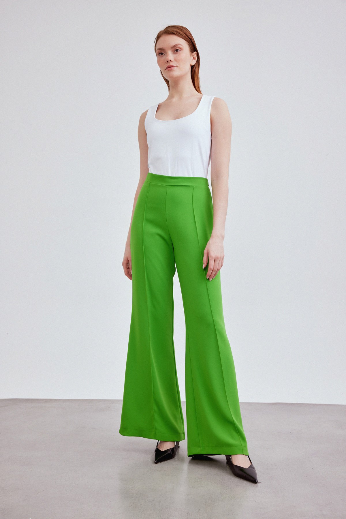 JADE İSPANYOL PANTOLON YEŞİL
