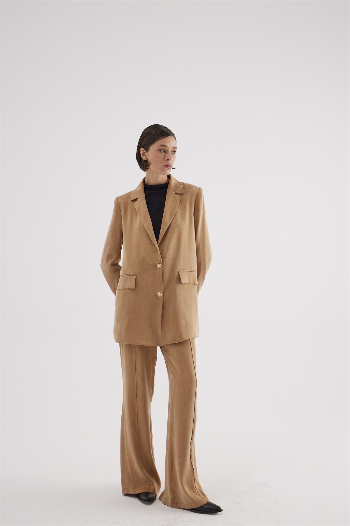 MİLENA BLAZER CEKET TABA