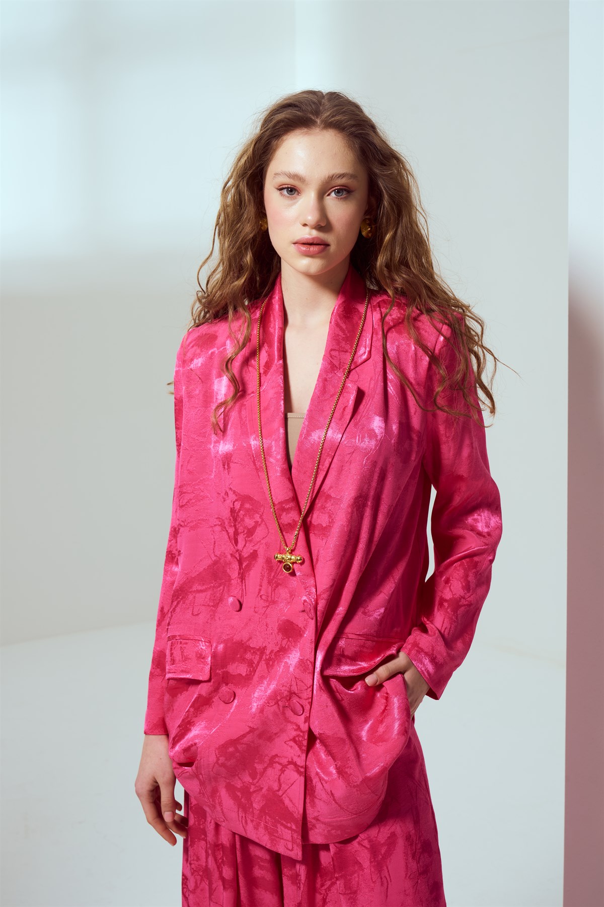 MOSS BLAZER FUŞYA