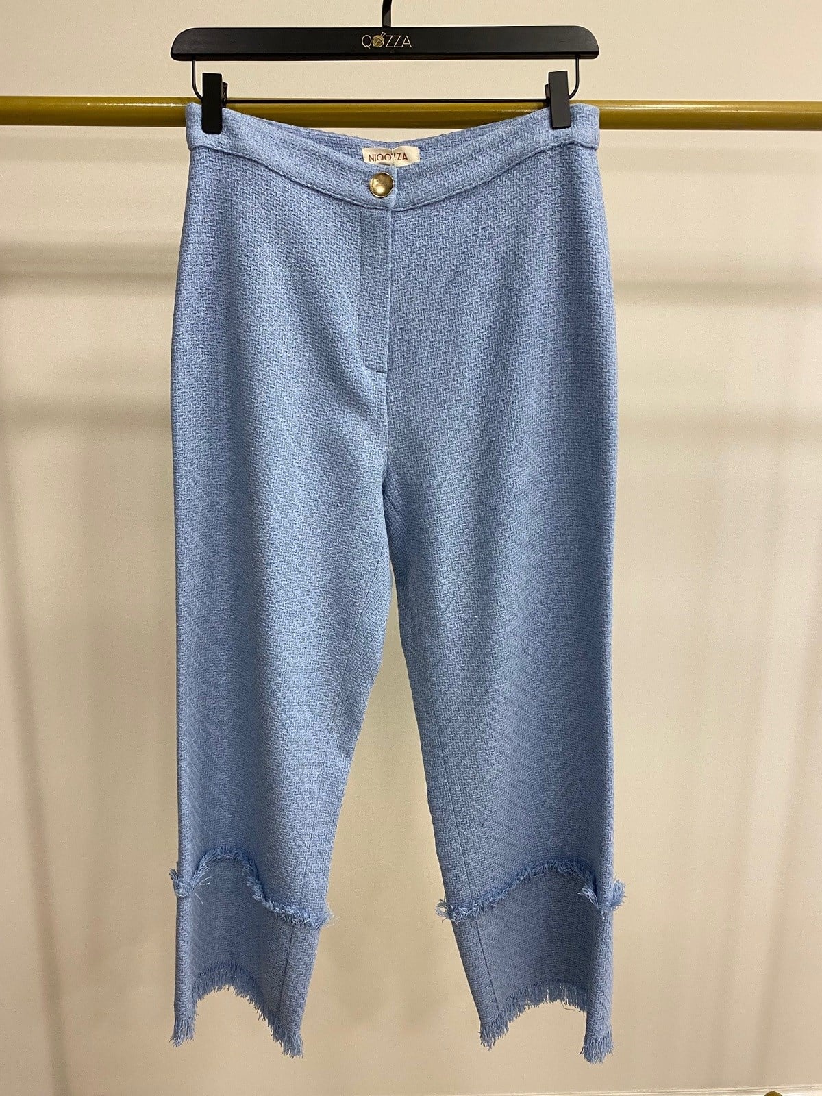 ROSABELLA PÜSKÜLLÜ PANTOLON MAVİ