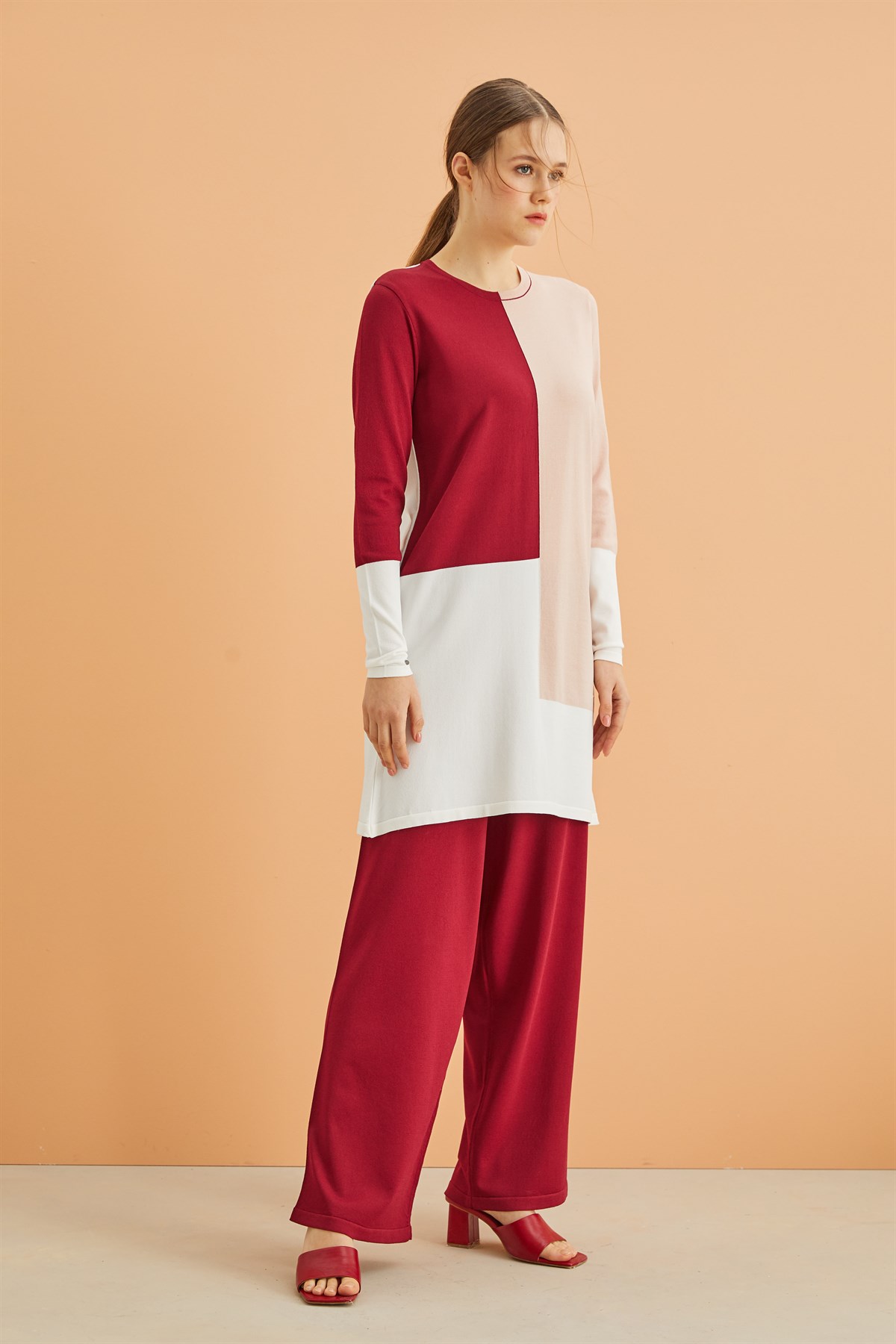 RUDO TRİKO PANTOLON BORDO