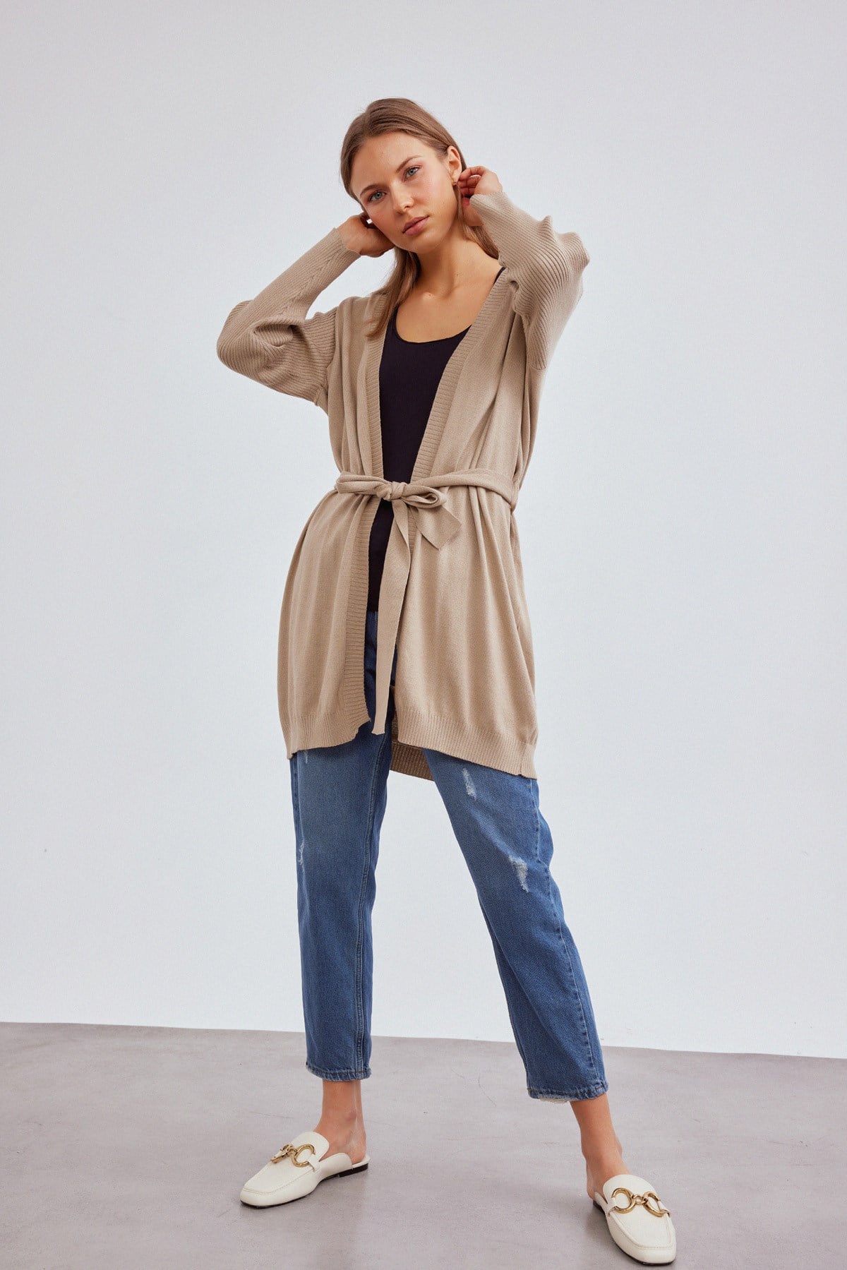 SCEPTRUM TRİKO HIRKA BEJ