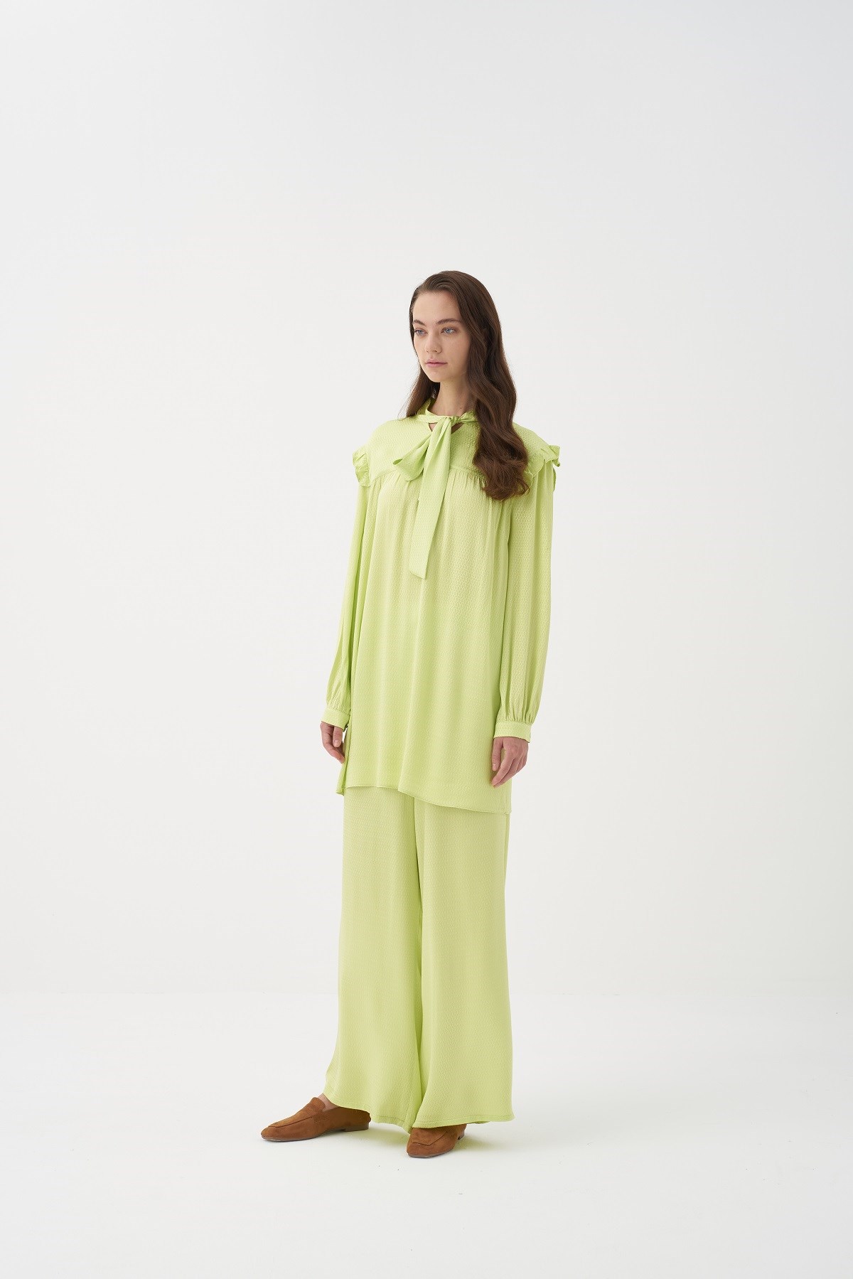 SIMONE JAKARLI PANTOLON NEON YEŞİL