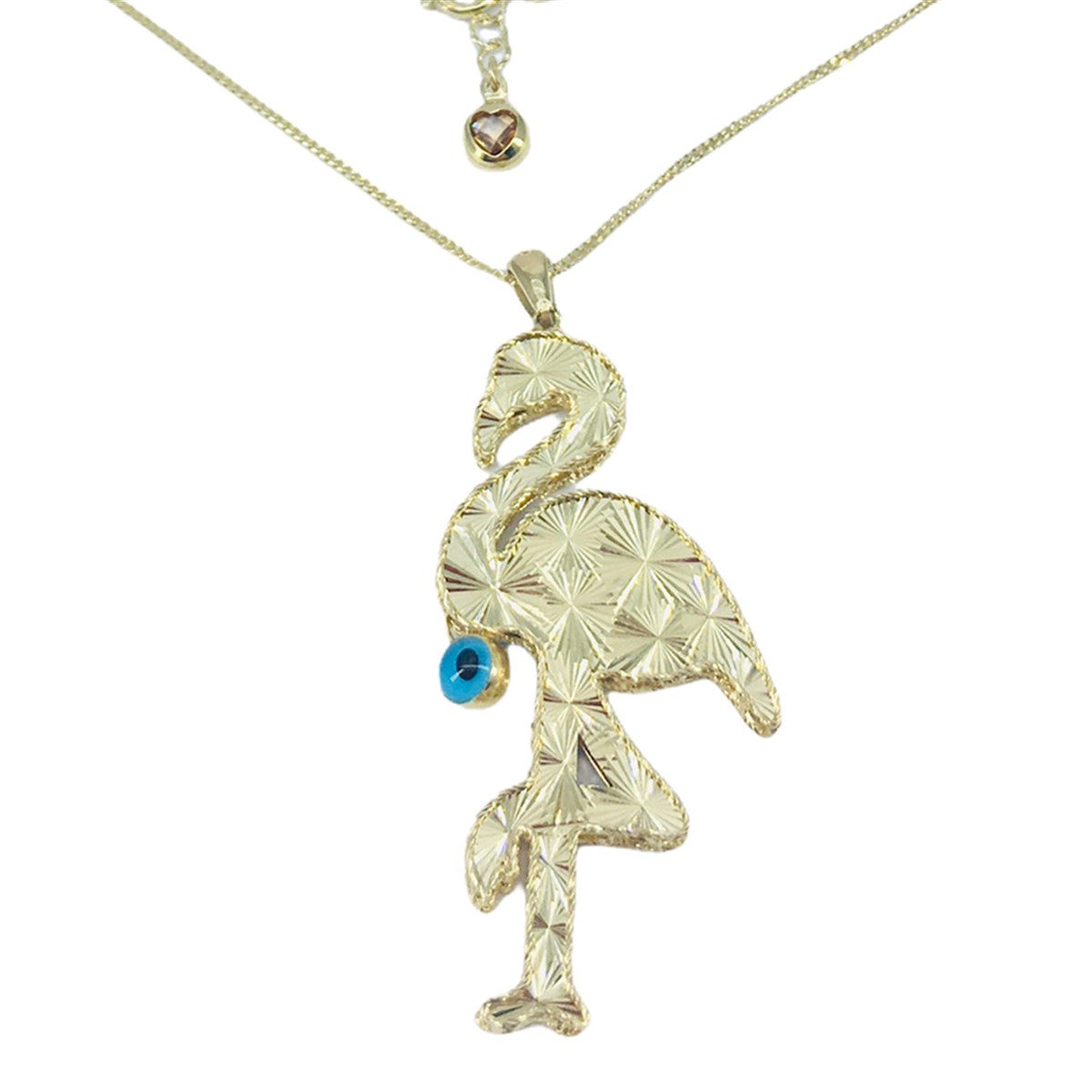 ALTIN FLAMİNGO KOLYE