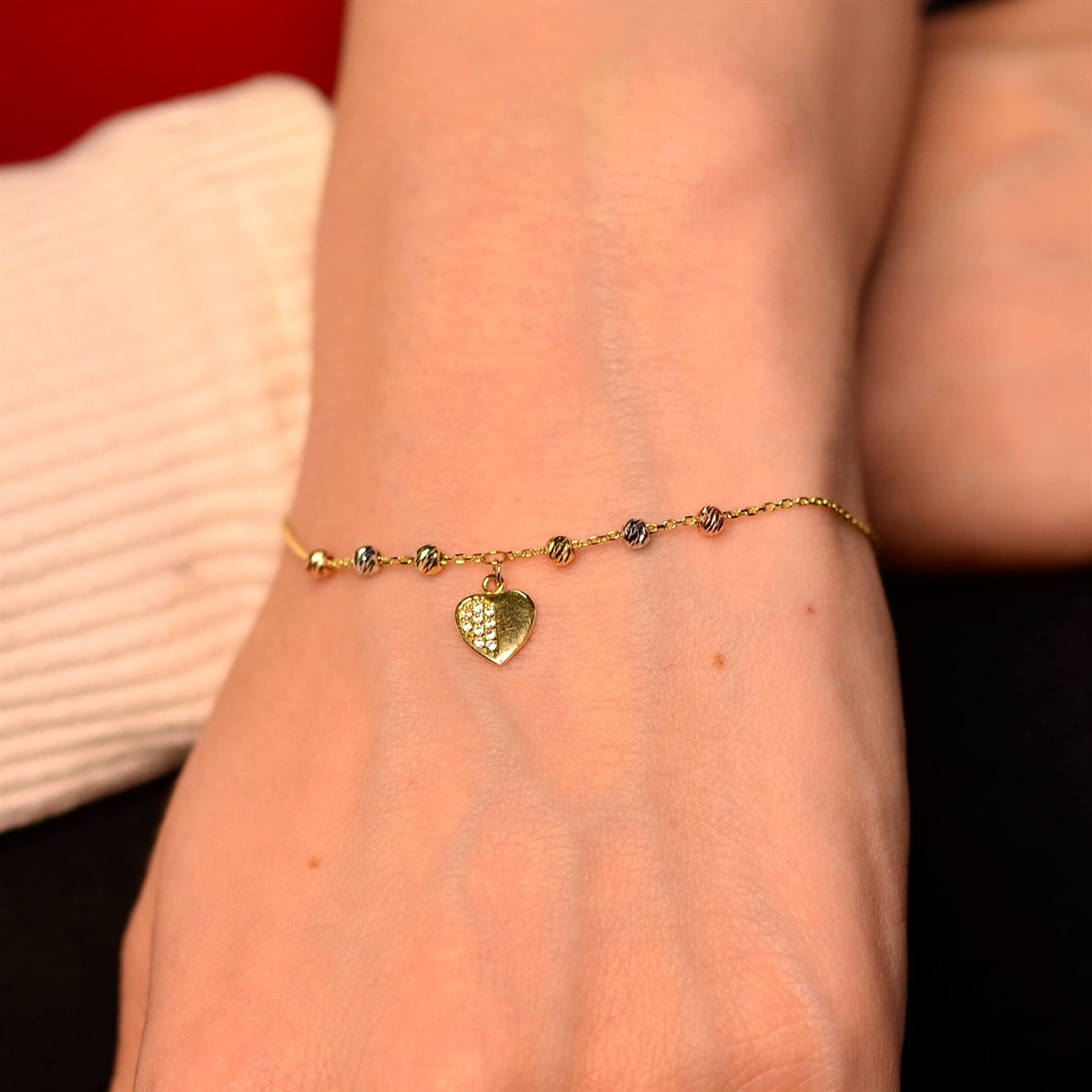 DORİKA KALPLİ BİLEKLİK