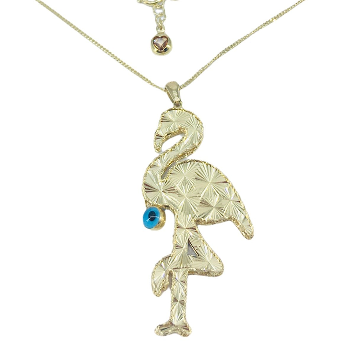 ALTIN FLAMİNGO KOLYE