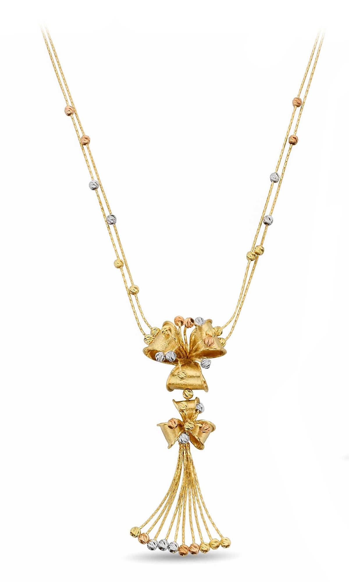 ÇİÇEKLİ ŞIK  KOLYE