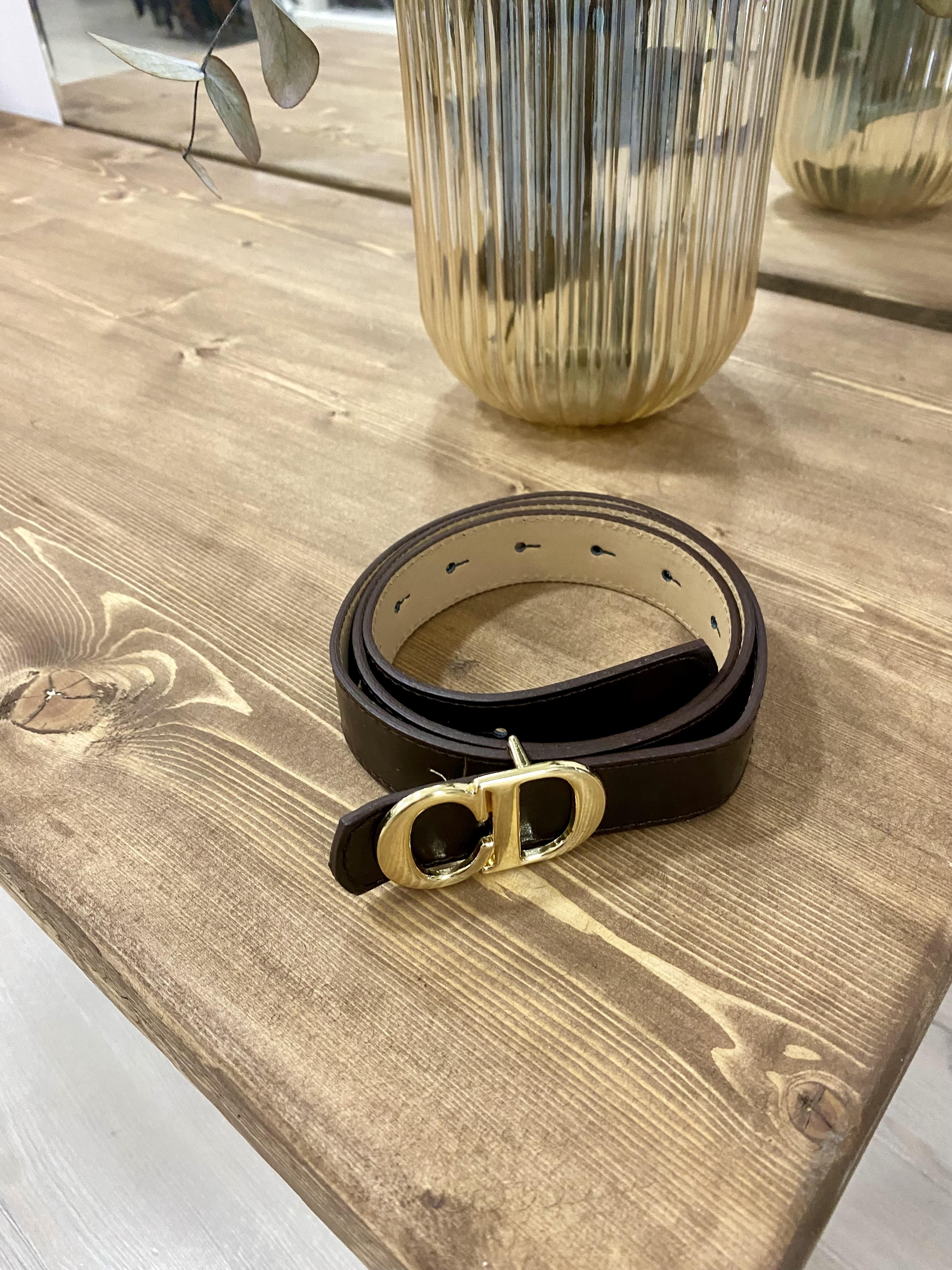 Acı Kahve CD Gold Tokalı Kemer