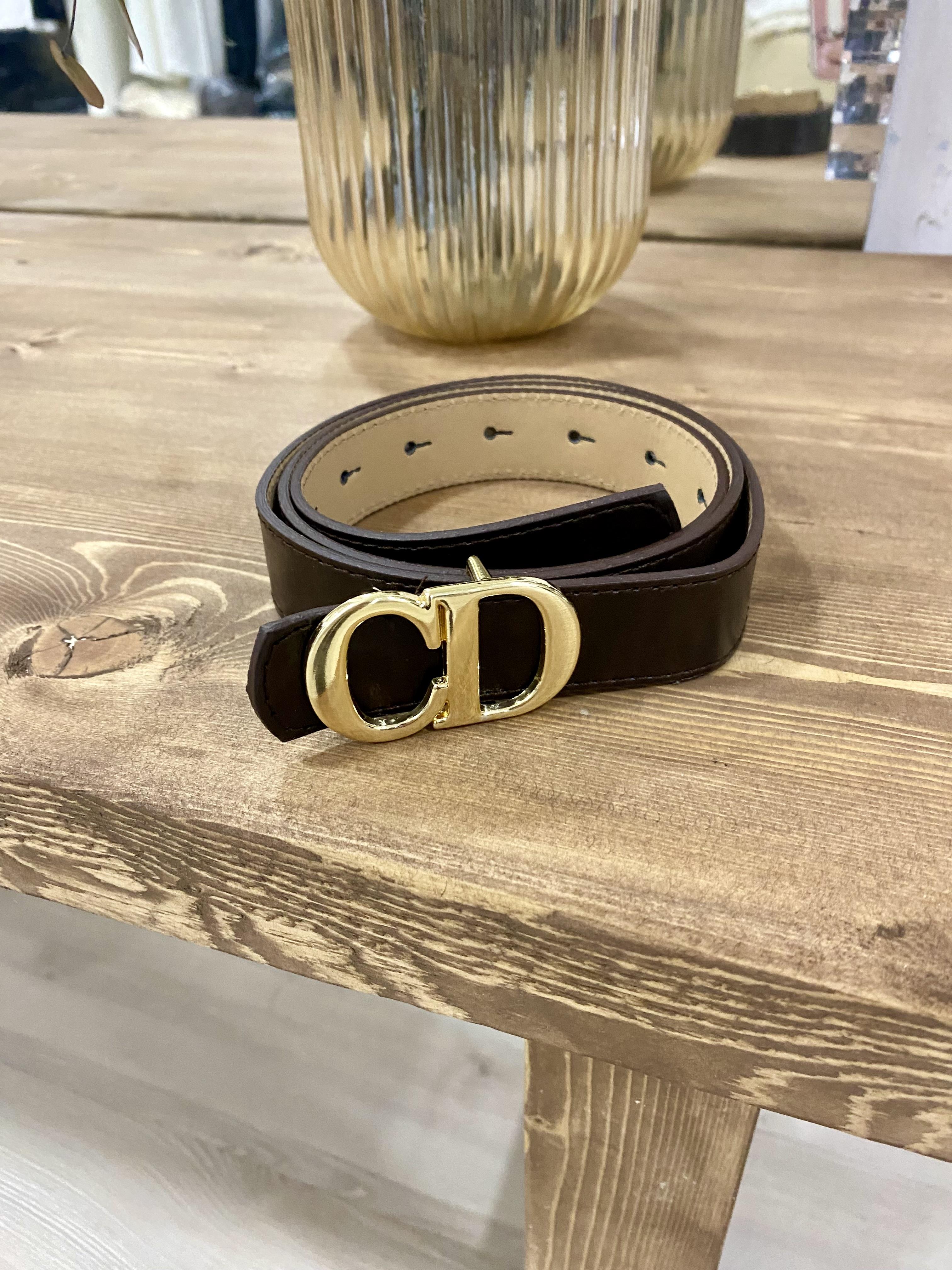 Acı Kahve CD Gold Tokalı Kemer