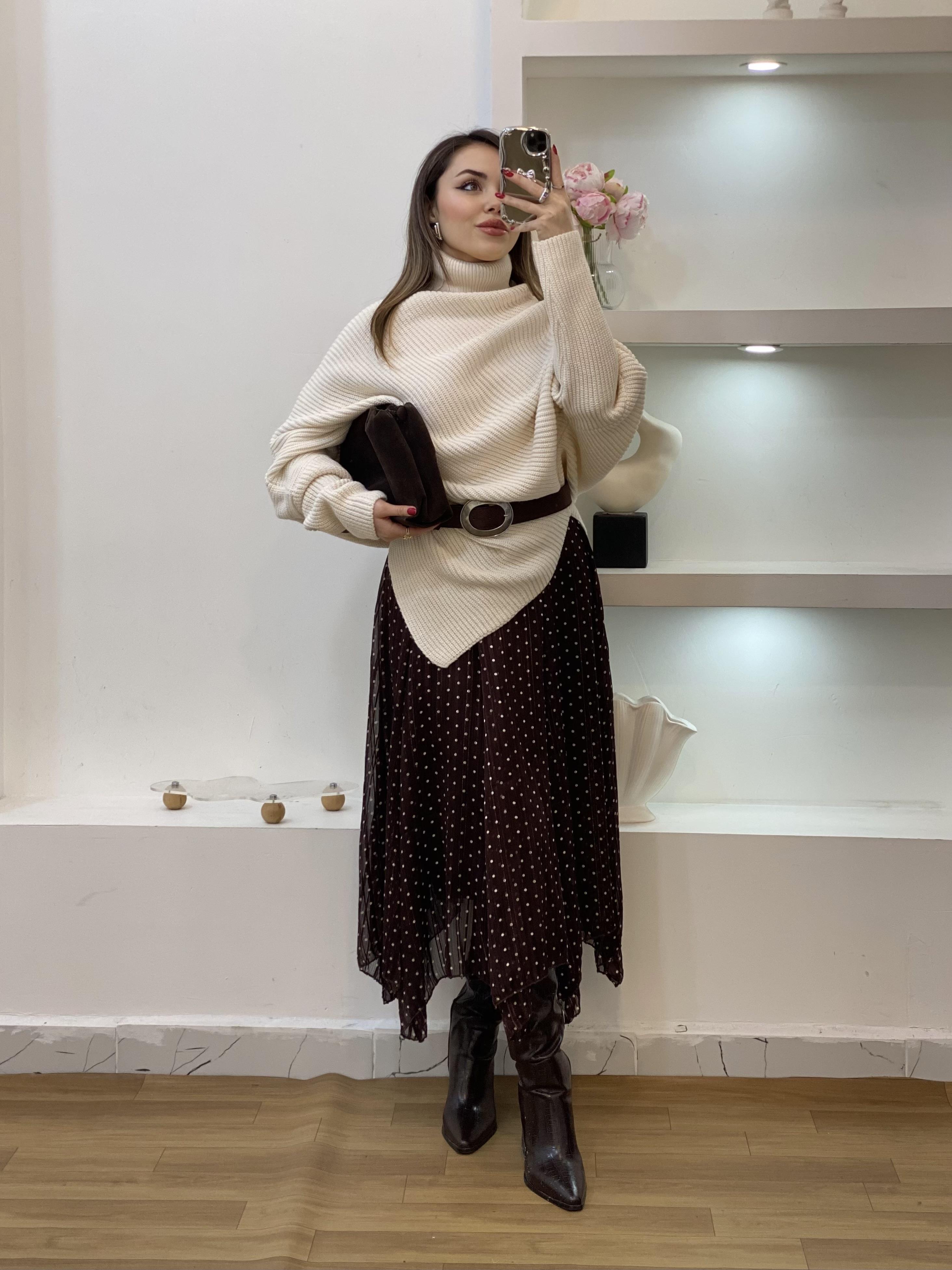 Bej Asimetrik Model Boğazlı Kazak