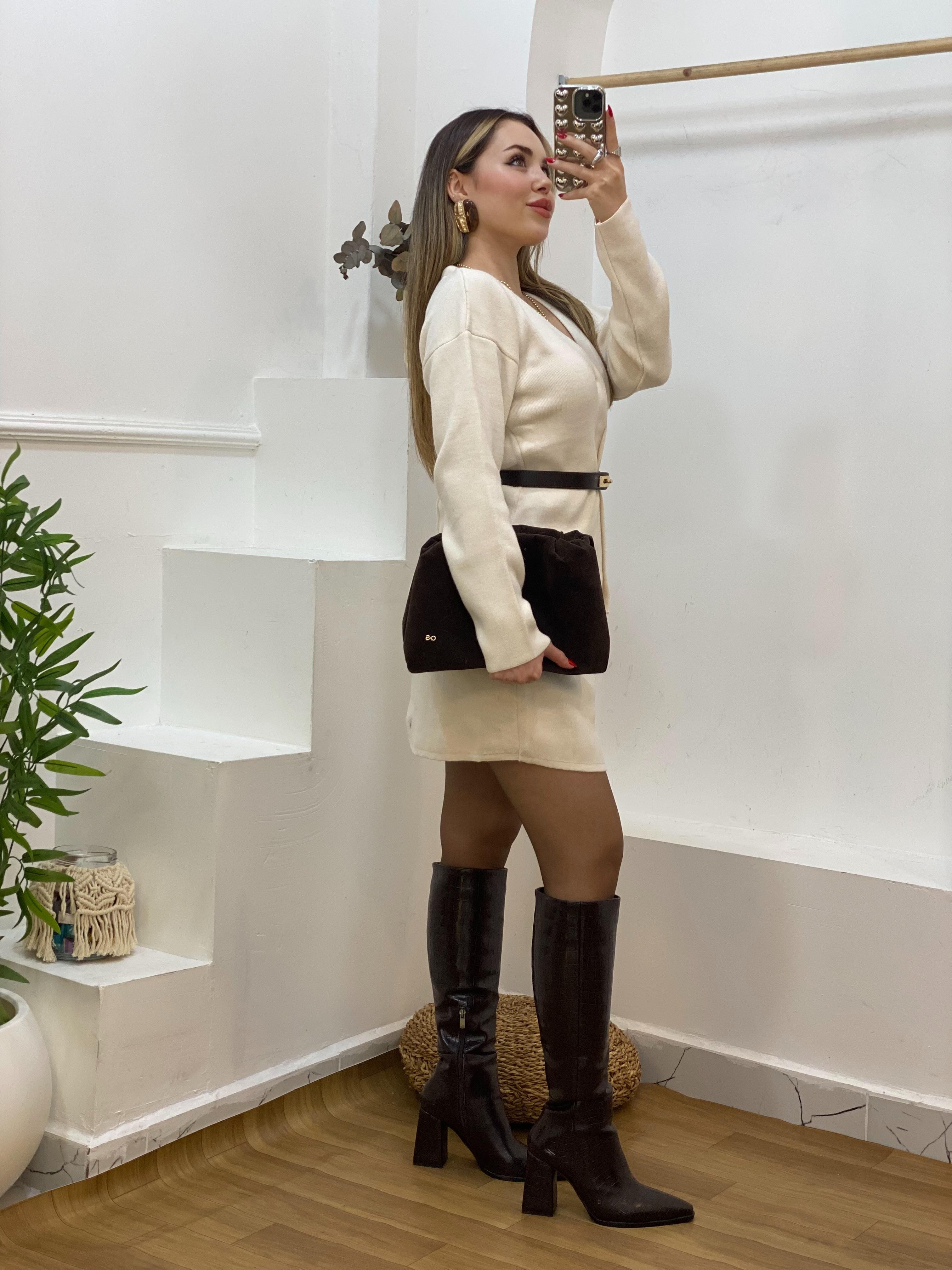 Bej Etekli Triko Takım