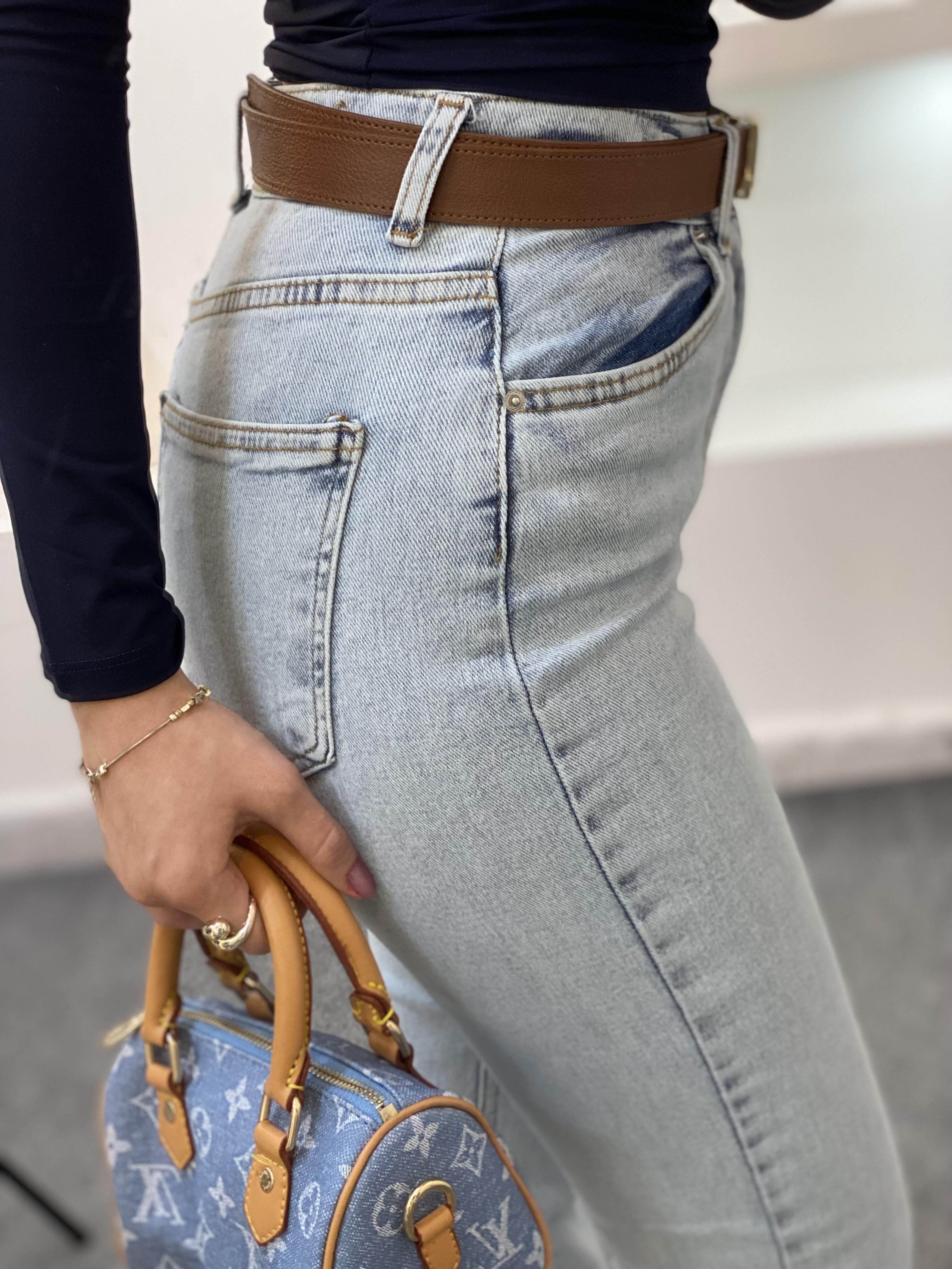 Buz Mavi İspanyol Jean