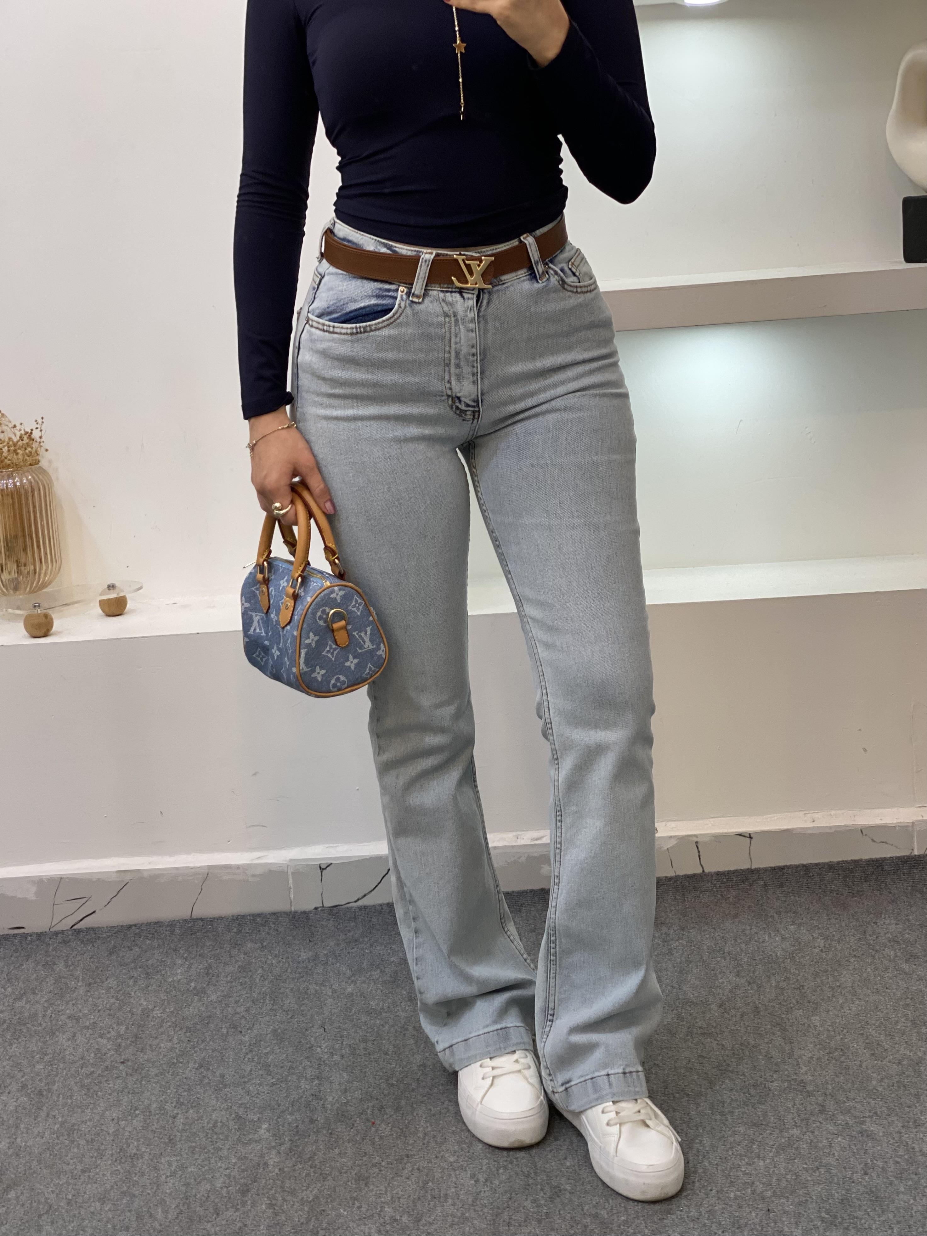 Buz Mavi İspanyol Jean