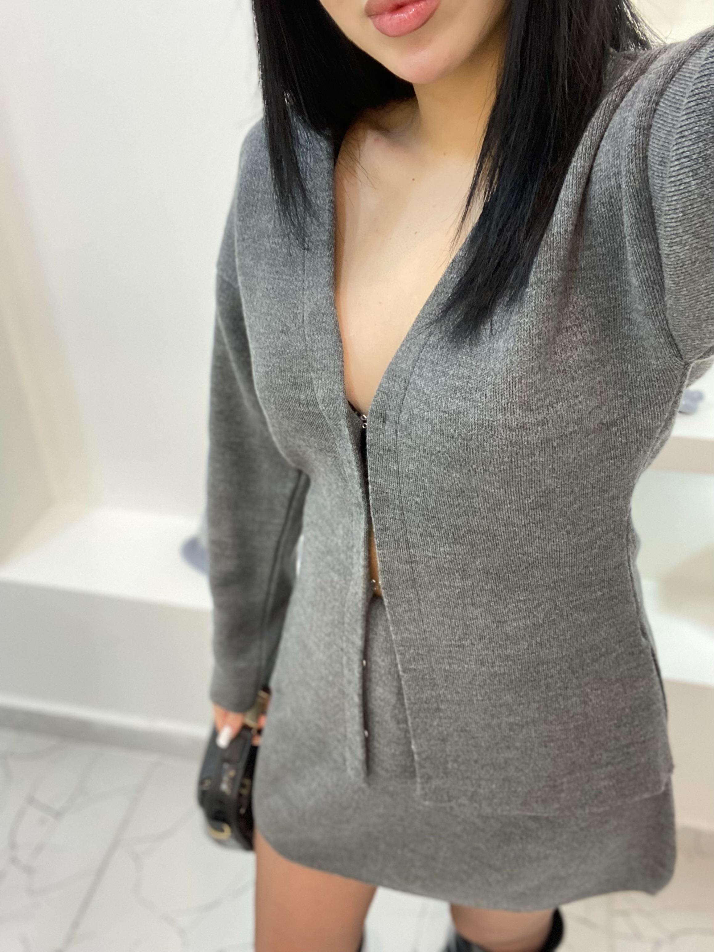 Gri Triko Etekli Takım 