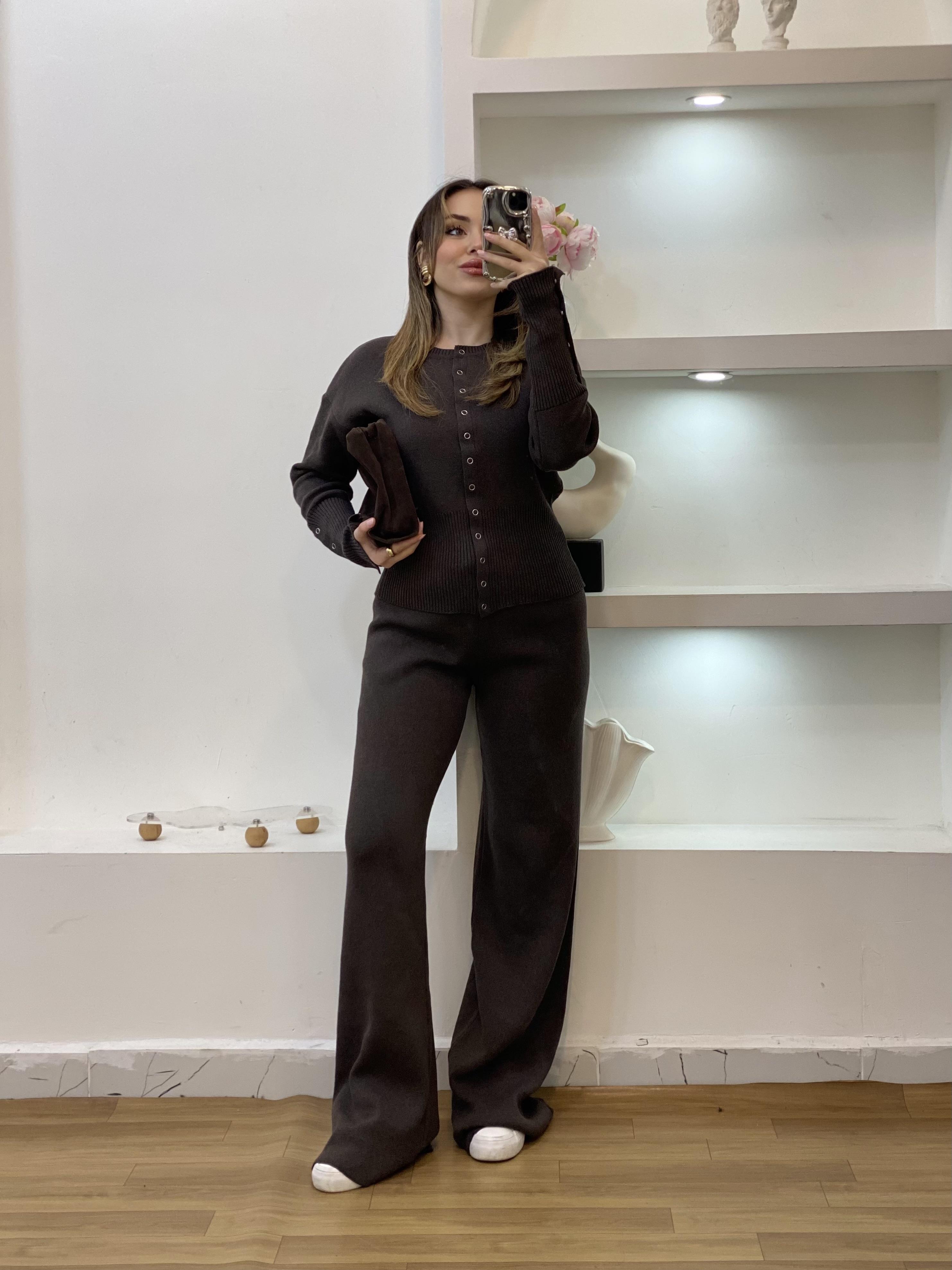 Kahve Triko Takım