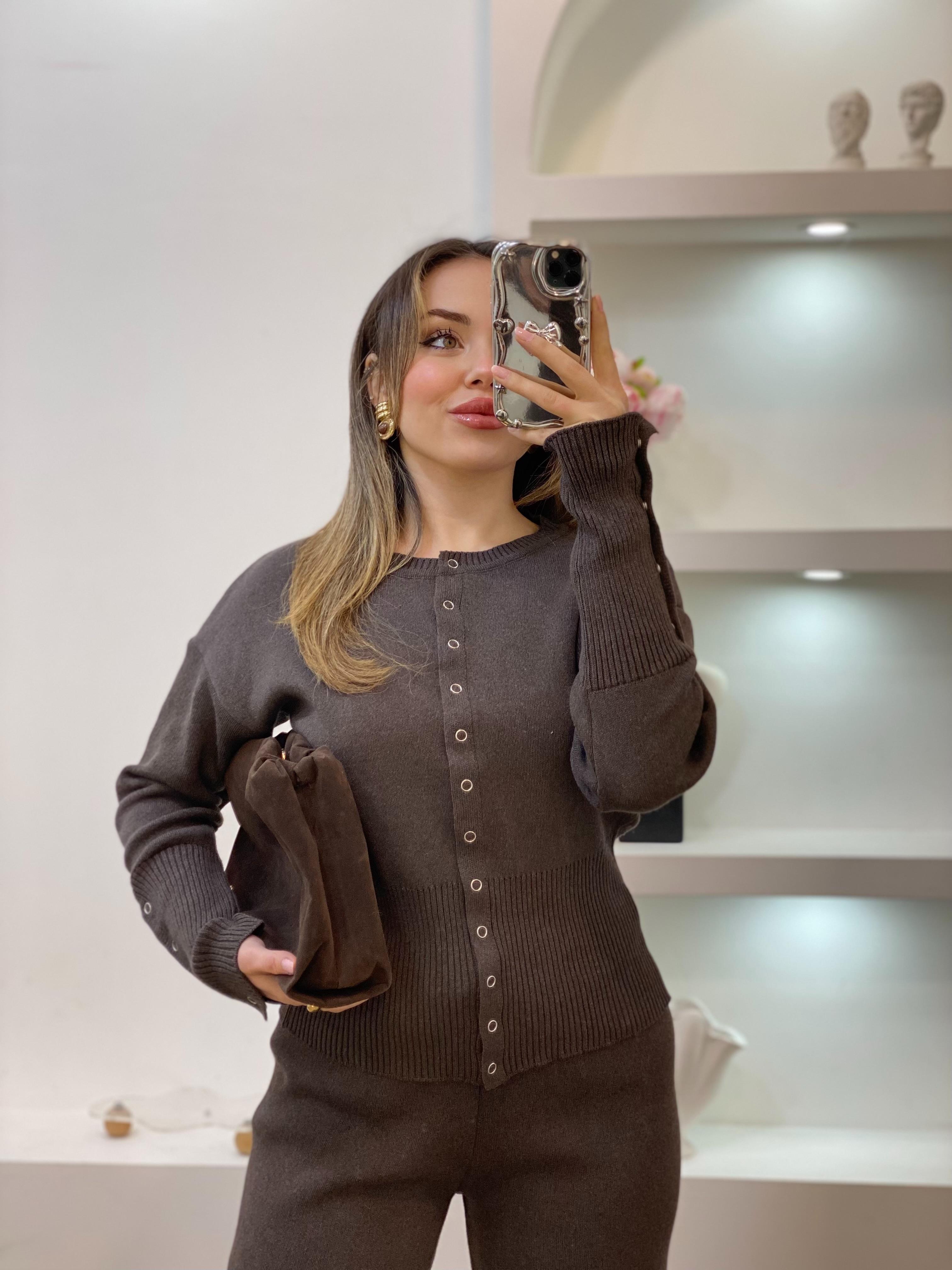 Kahve Triko Takım