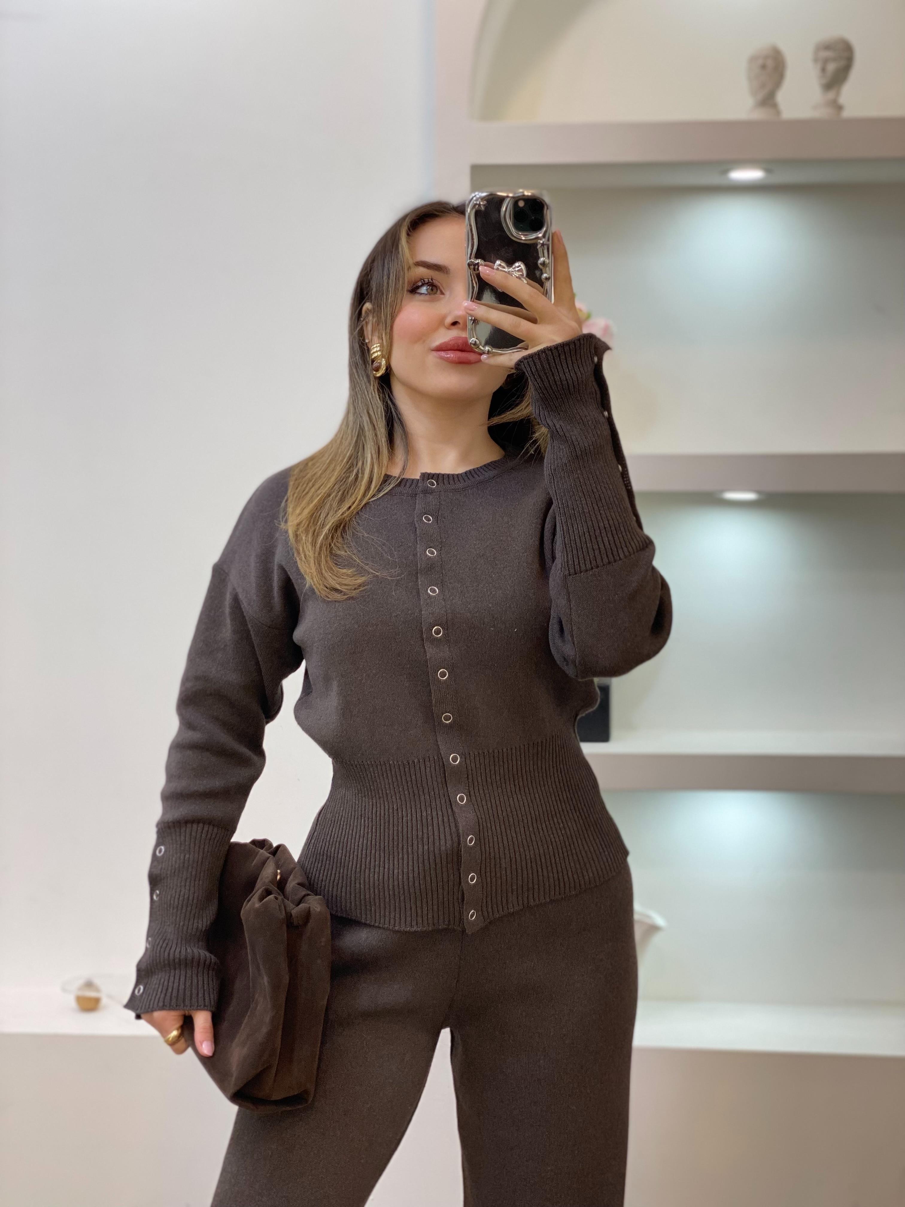 Kahve Triko Takım