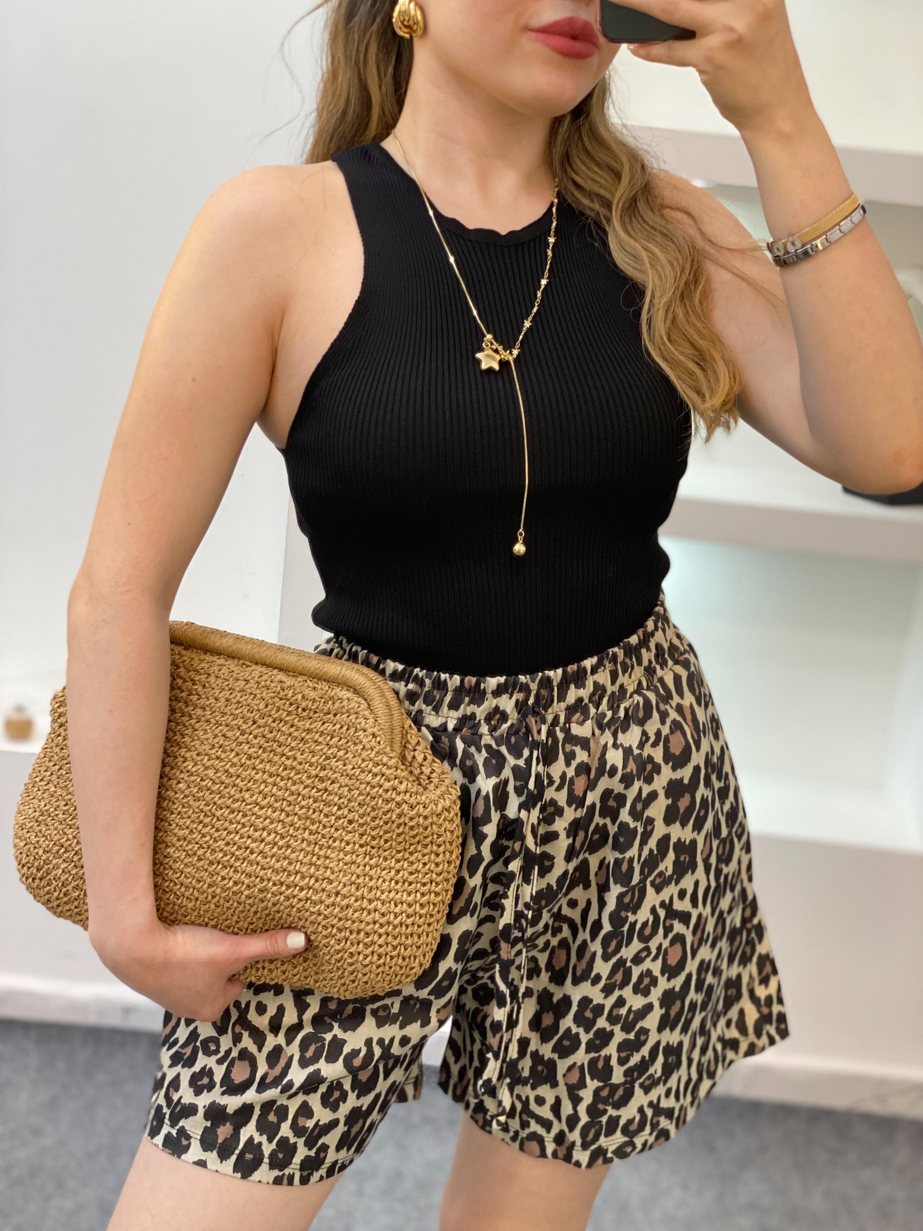 Leo Desen Cepli Model Şort