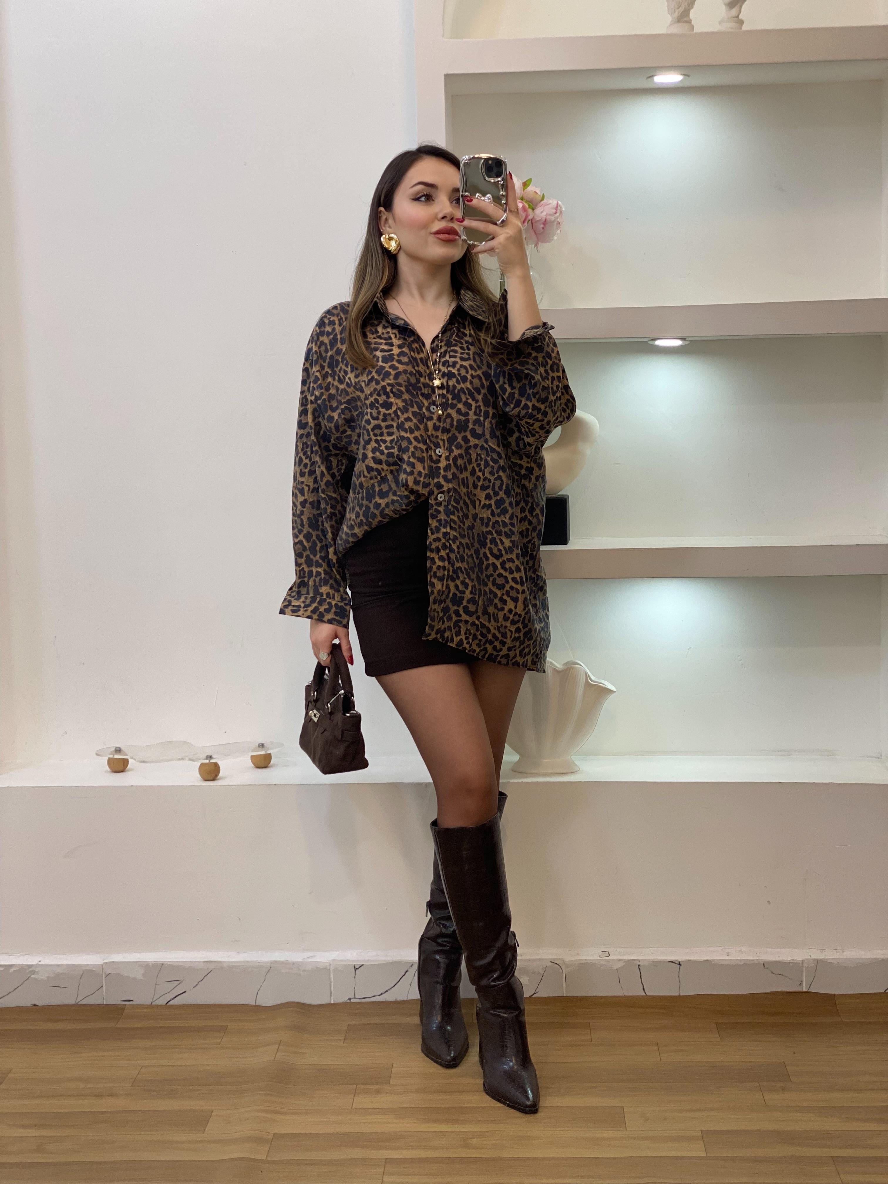 Leo Desen Lüx Kalite Salaş Model Gömlek 