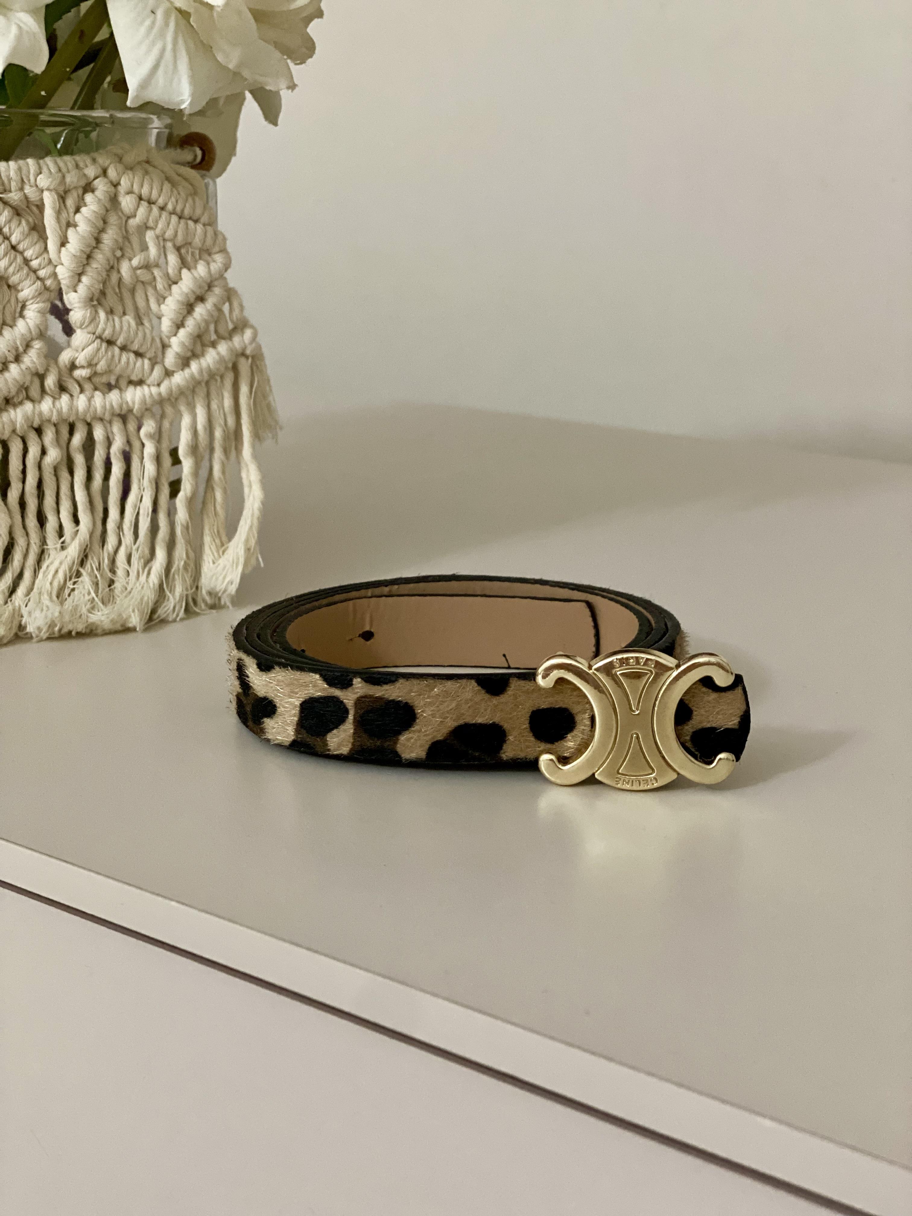 Leo Desen Gold Tokalı Kemer