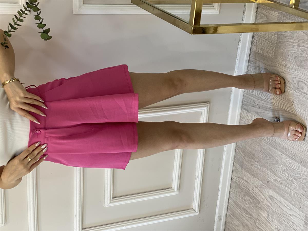 Pembe Linda Şort