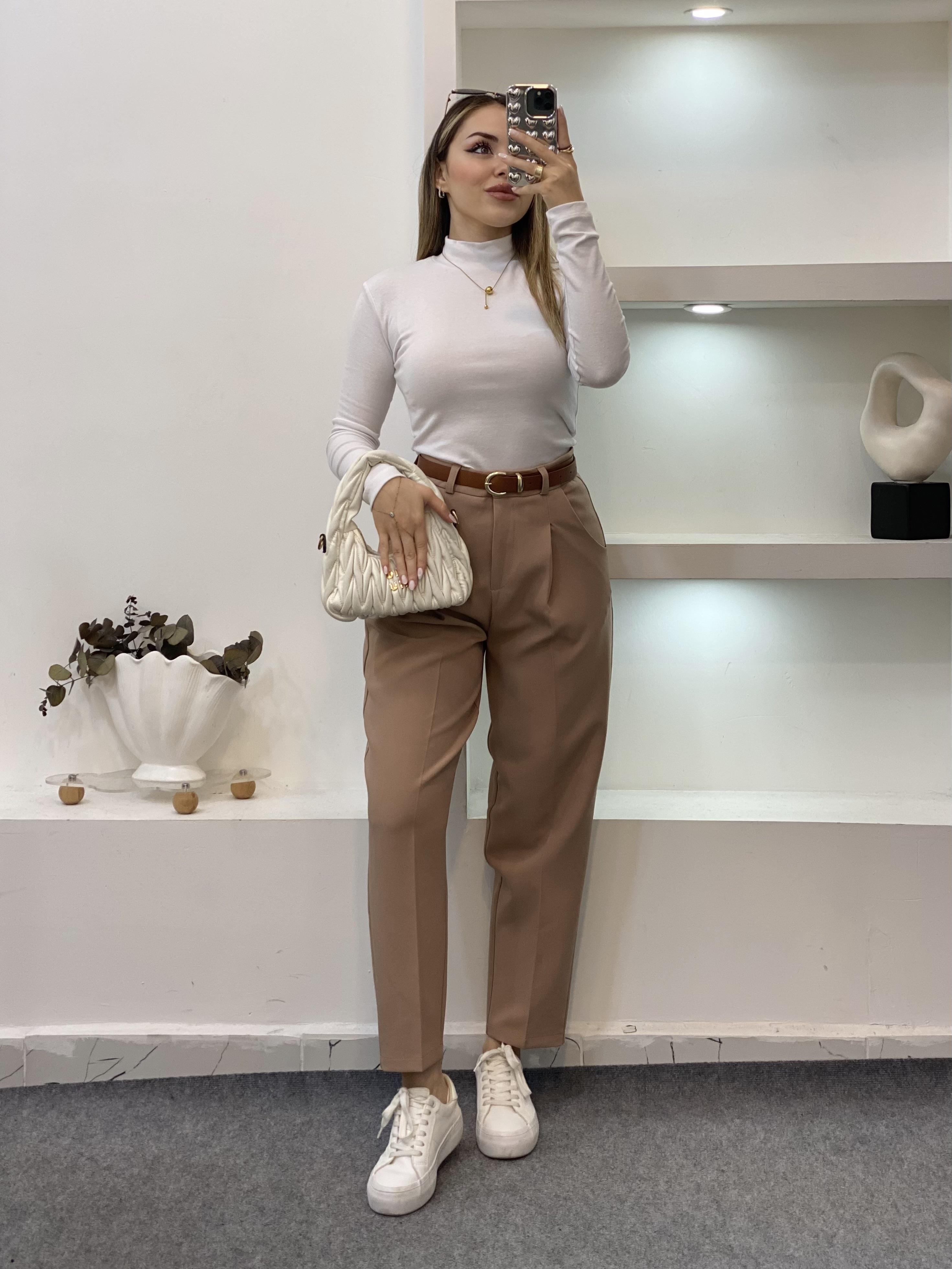 Perry Marka Camel Havuç Kesim Lüx Kalite Pantolon 