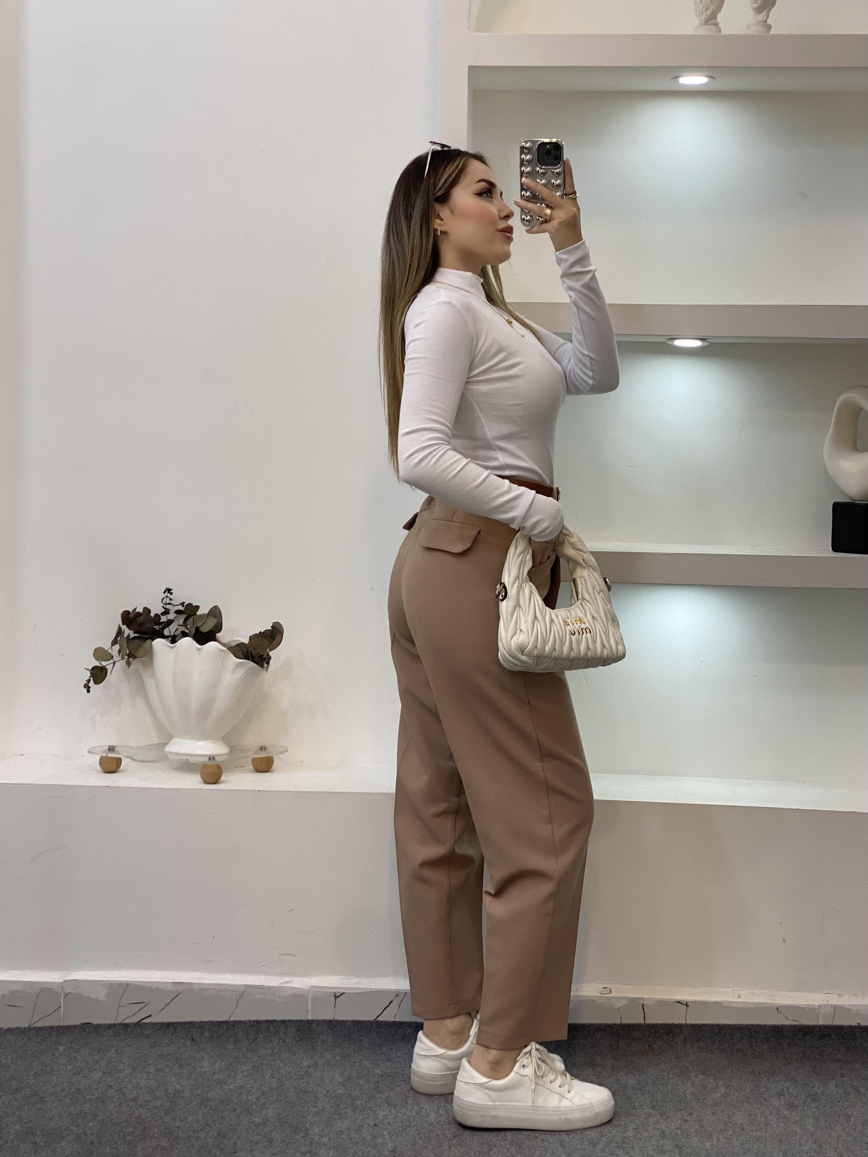 Perry Marka Camel Havuç Kesim Lüx Kalite Pantolon 