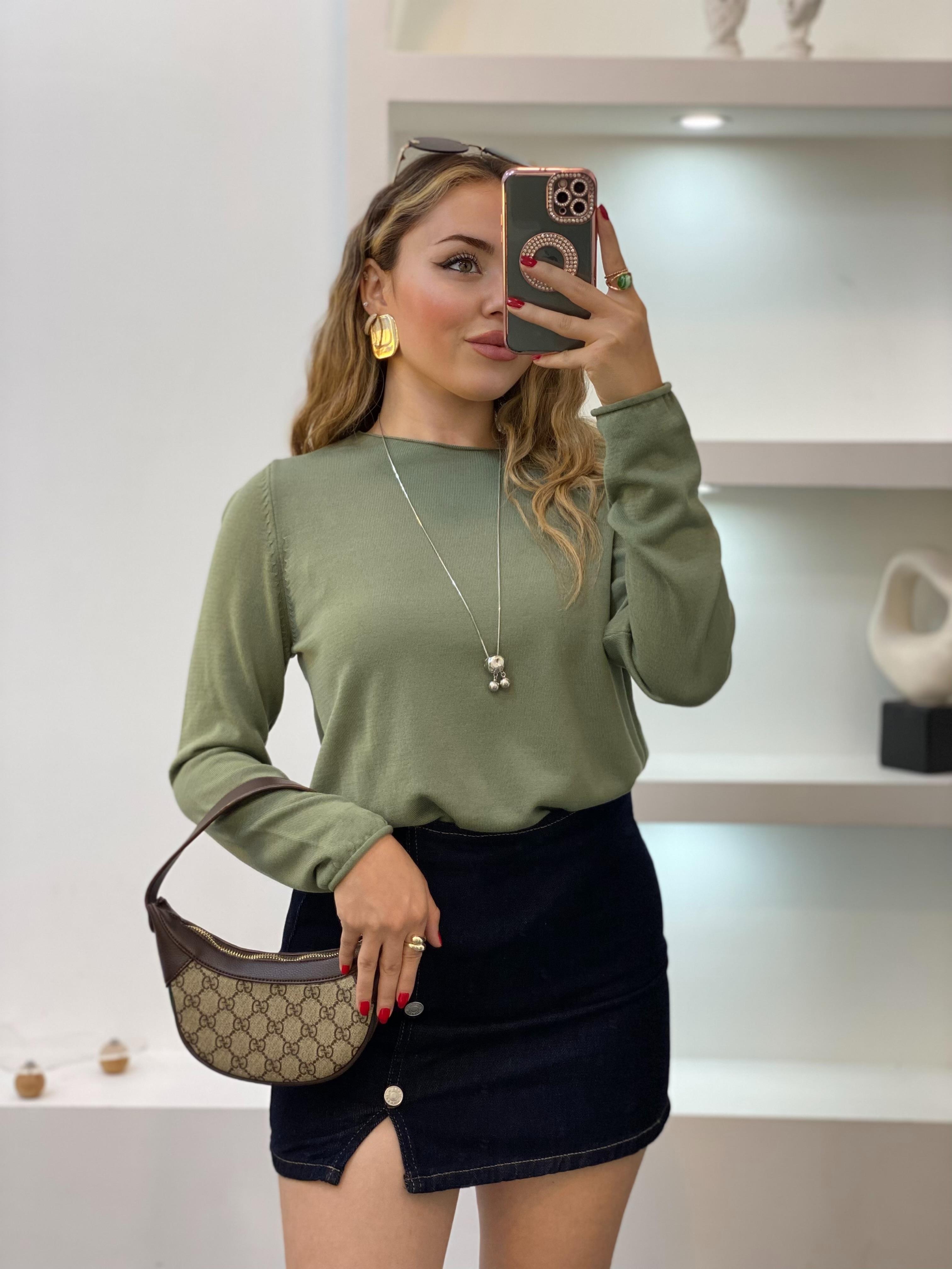 Q Marka Yeşil Premium Kalite Triko