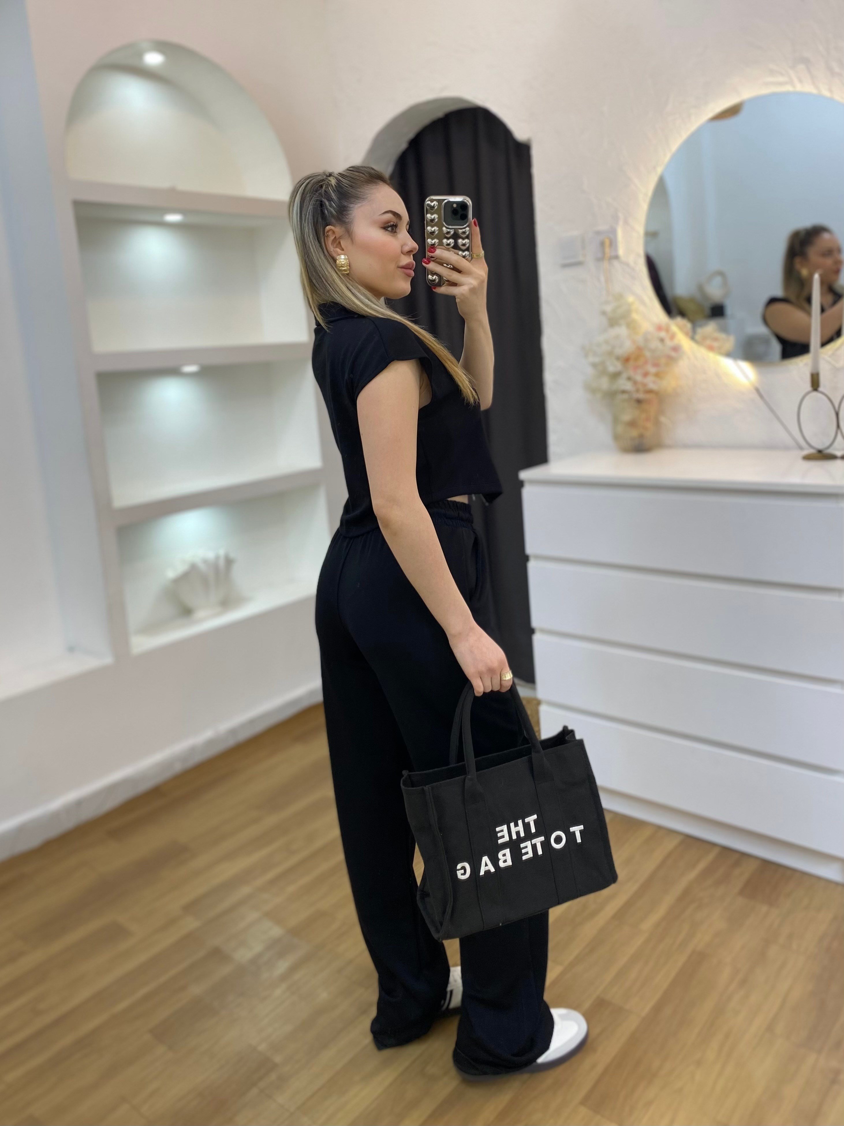 Siyah Fermuarlı Model Modal Takım