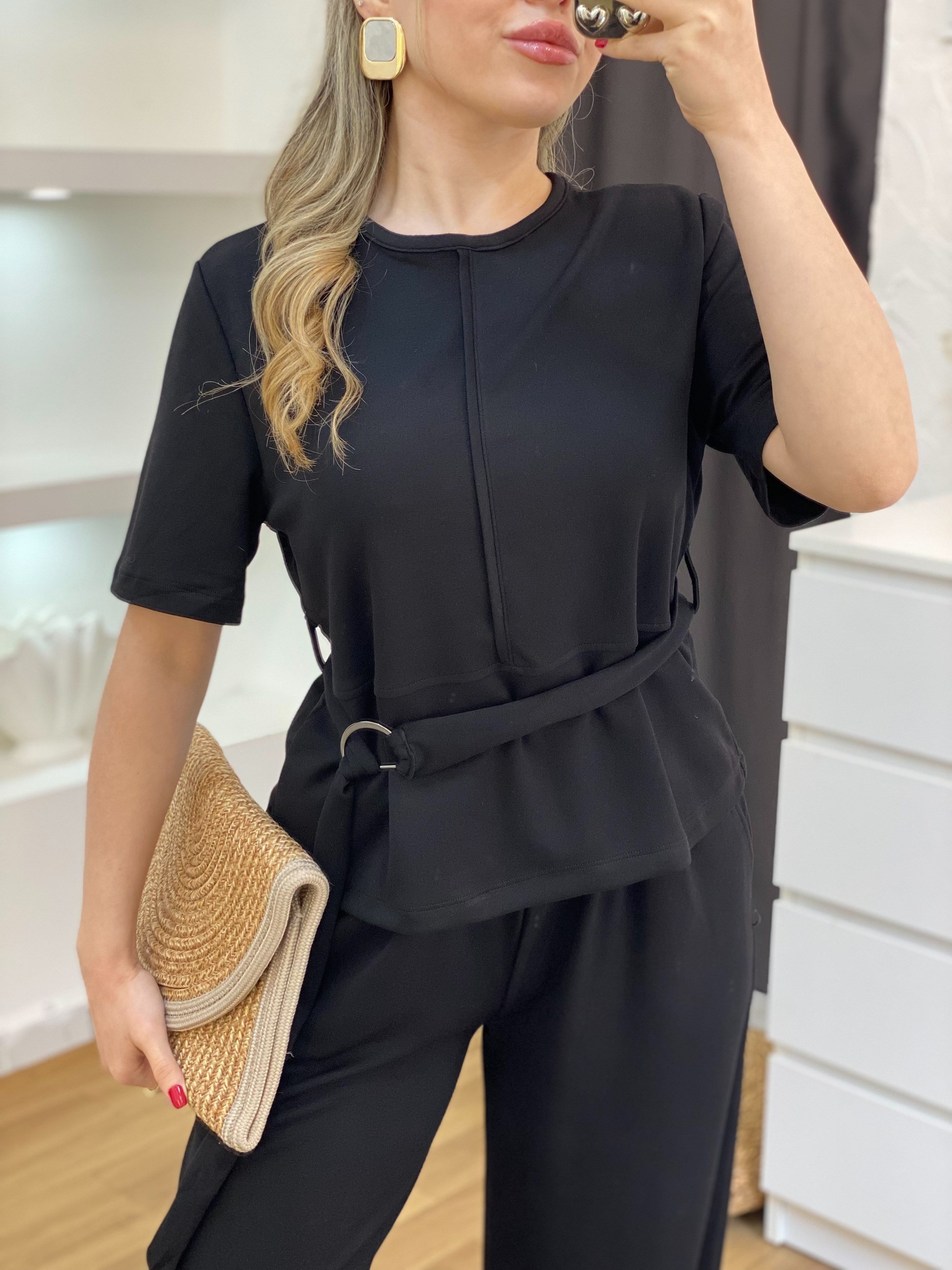 Siyah Kemerli Model Modal Takım